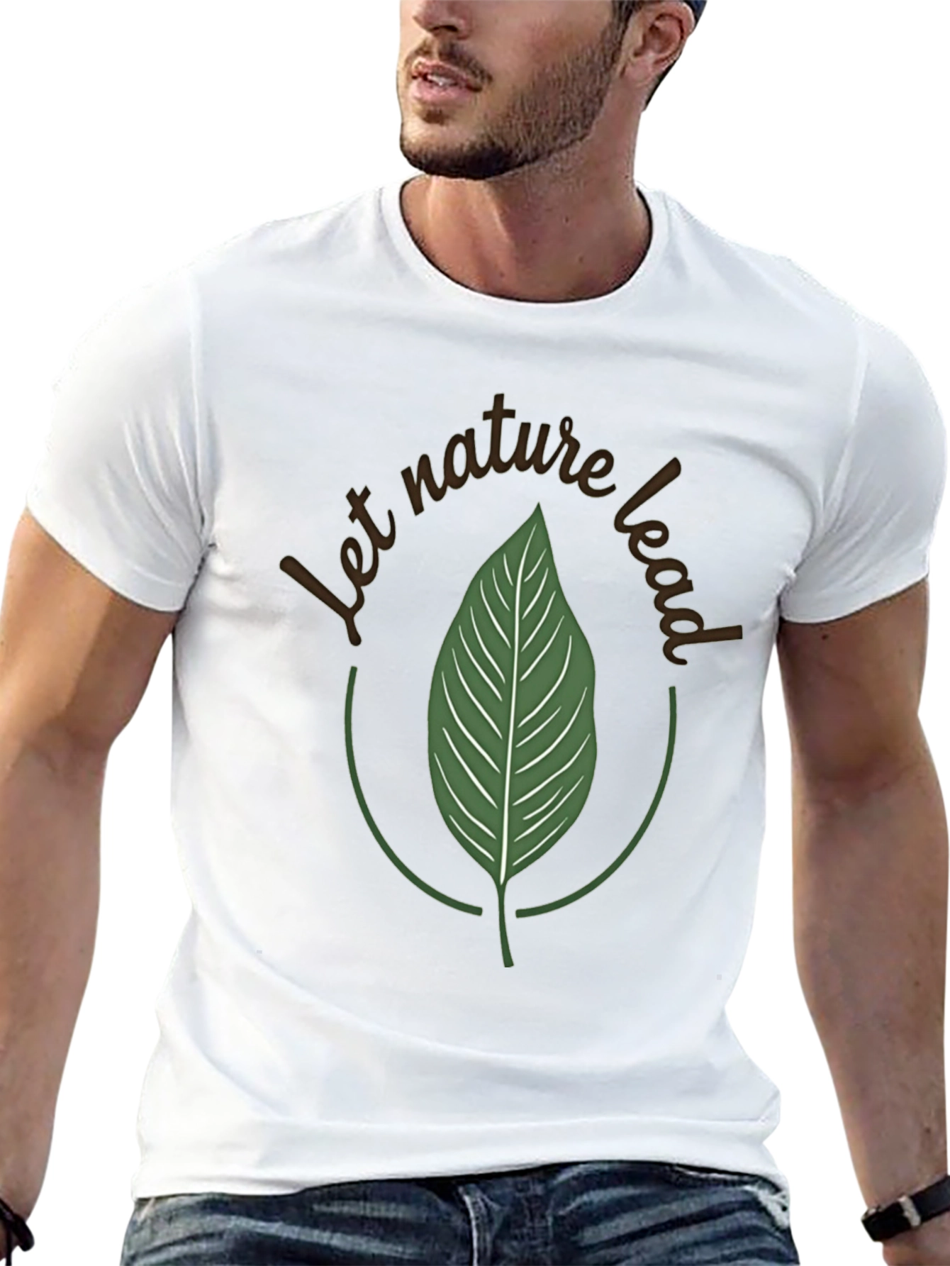 Nature Lead Graphic Tee - Eco-Friendly Design