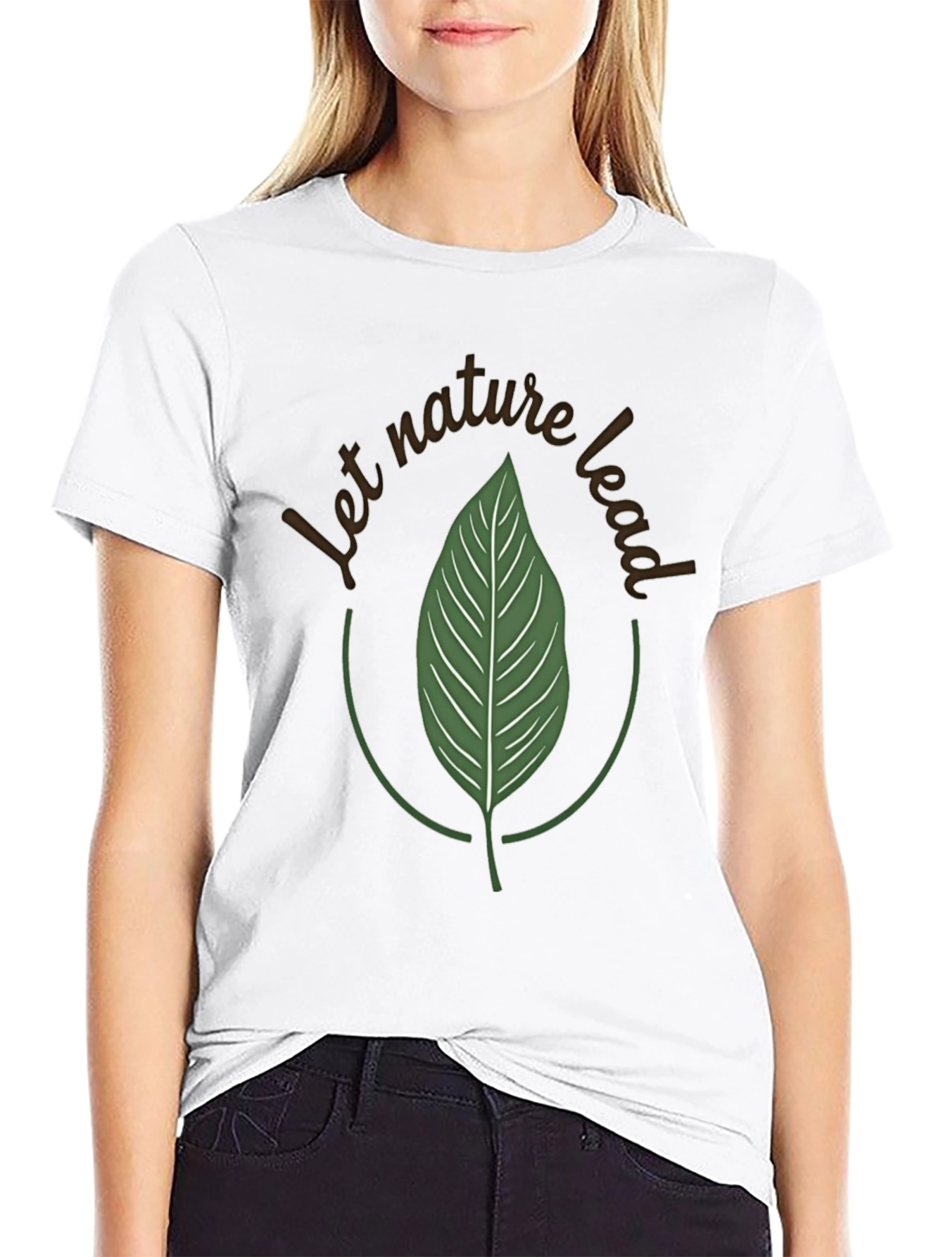Nature Lead Graphic Tee - Eco-Friendly Design