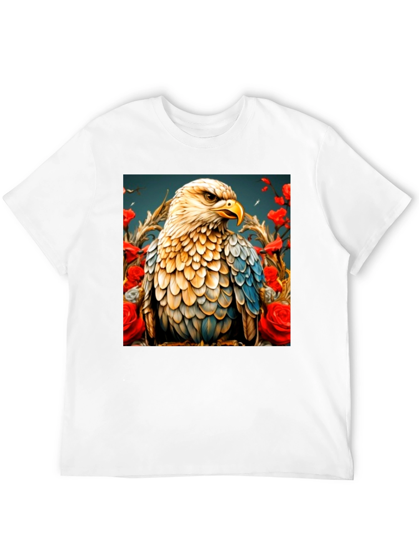 Eagle Art Graphic T-Shirt - Black