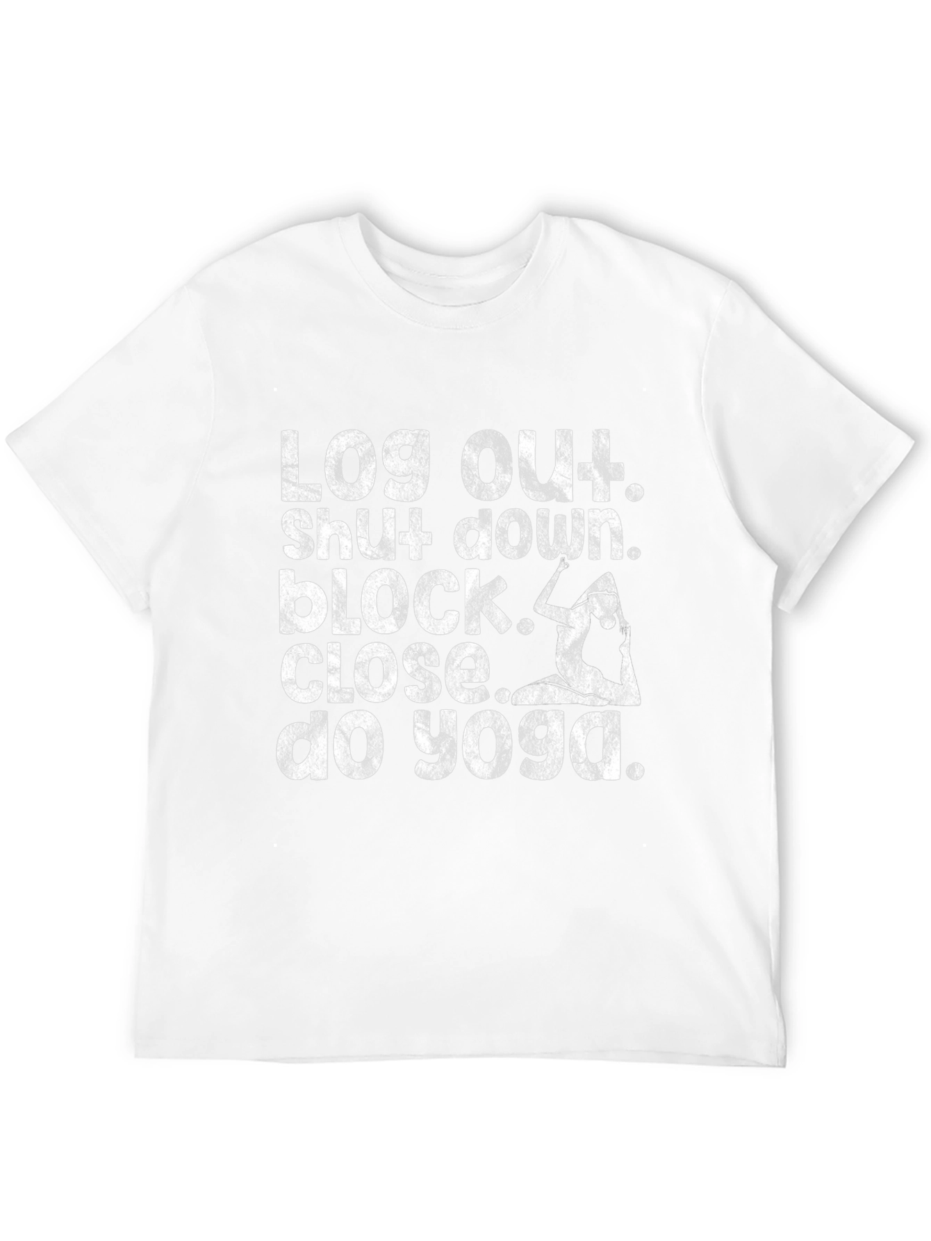 Yoga Time Black Graphic Tee