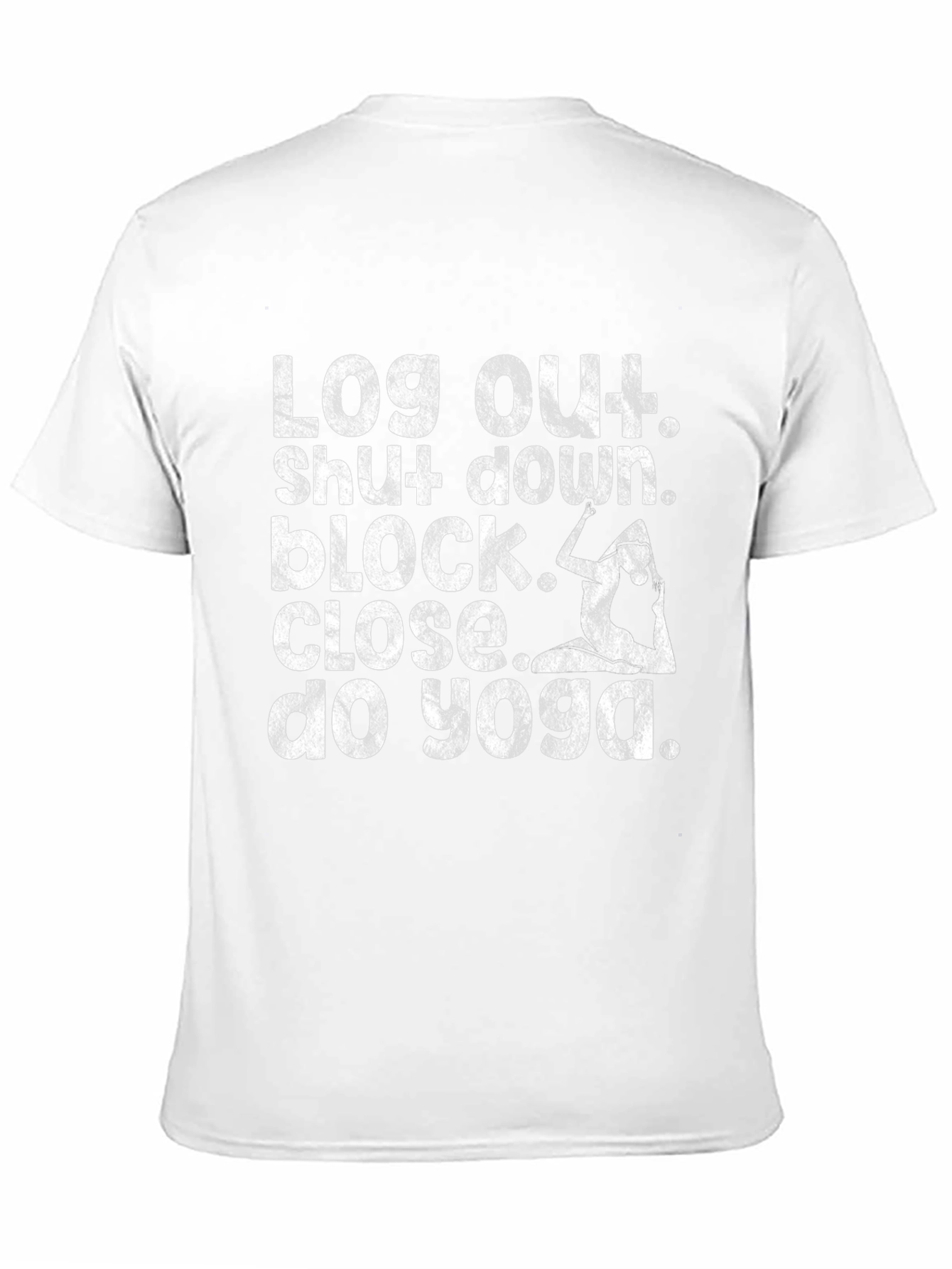 Yoga Time Black Graphic Tee