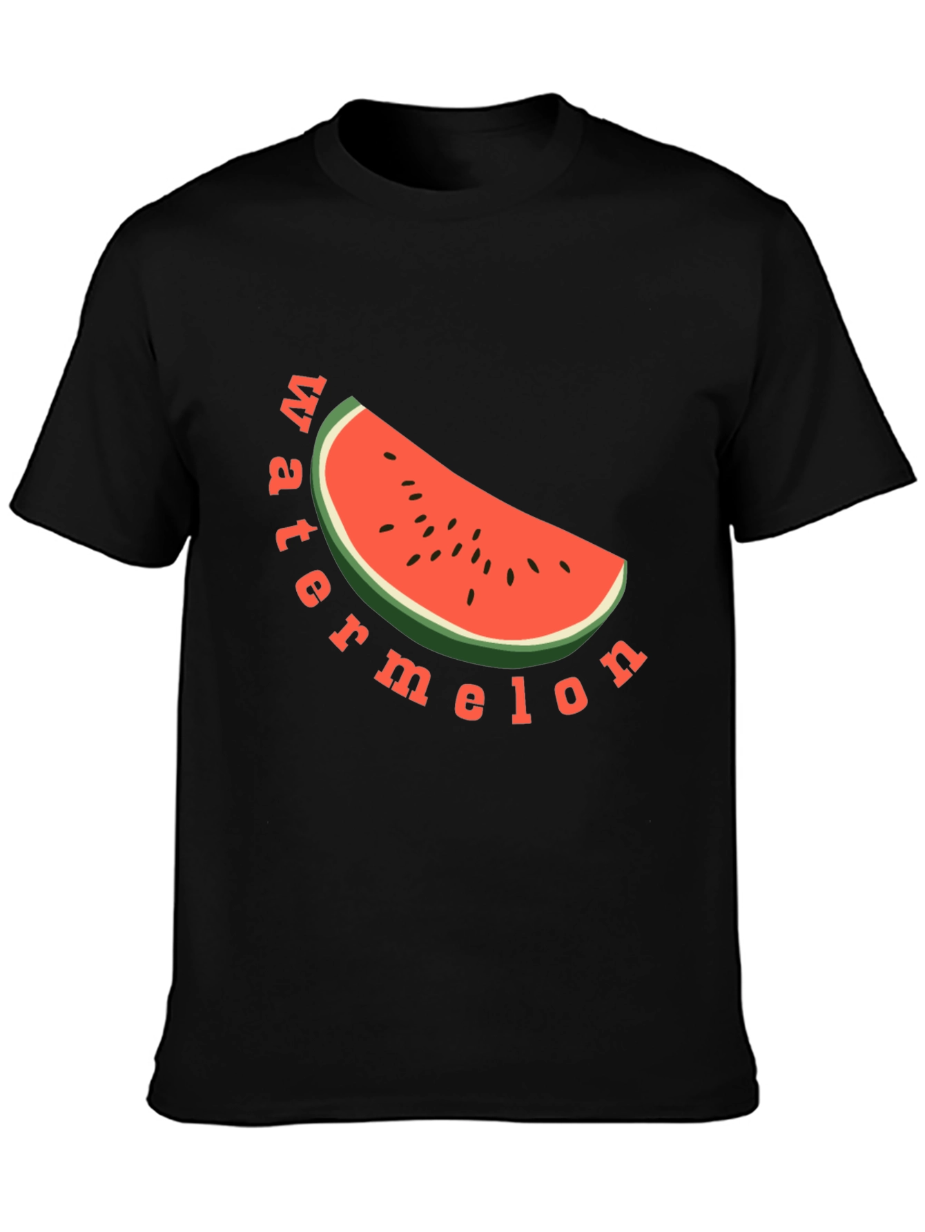 Watermelon Graphic Tee - Black