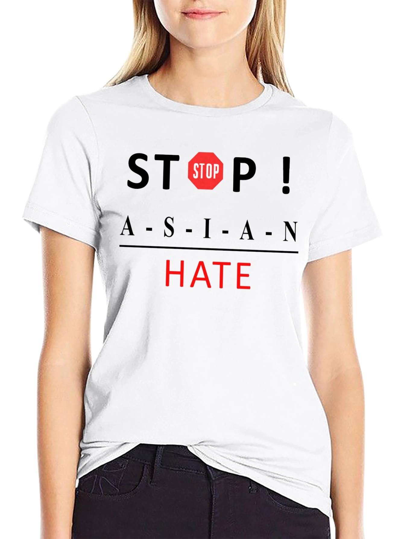 Stop Asian Hate T-Shirt Protest Awareness