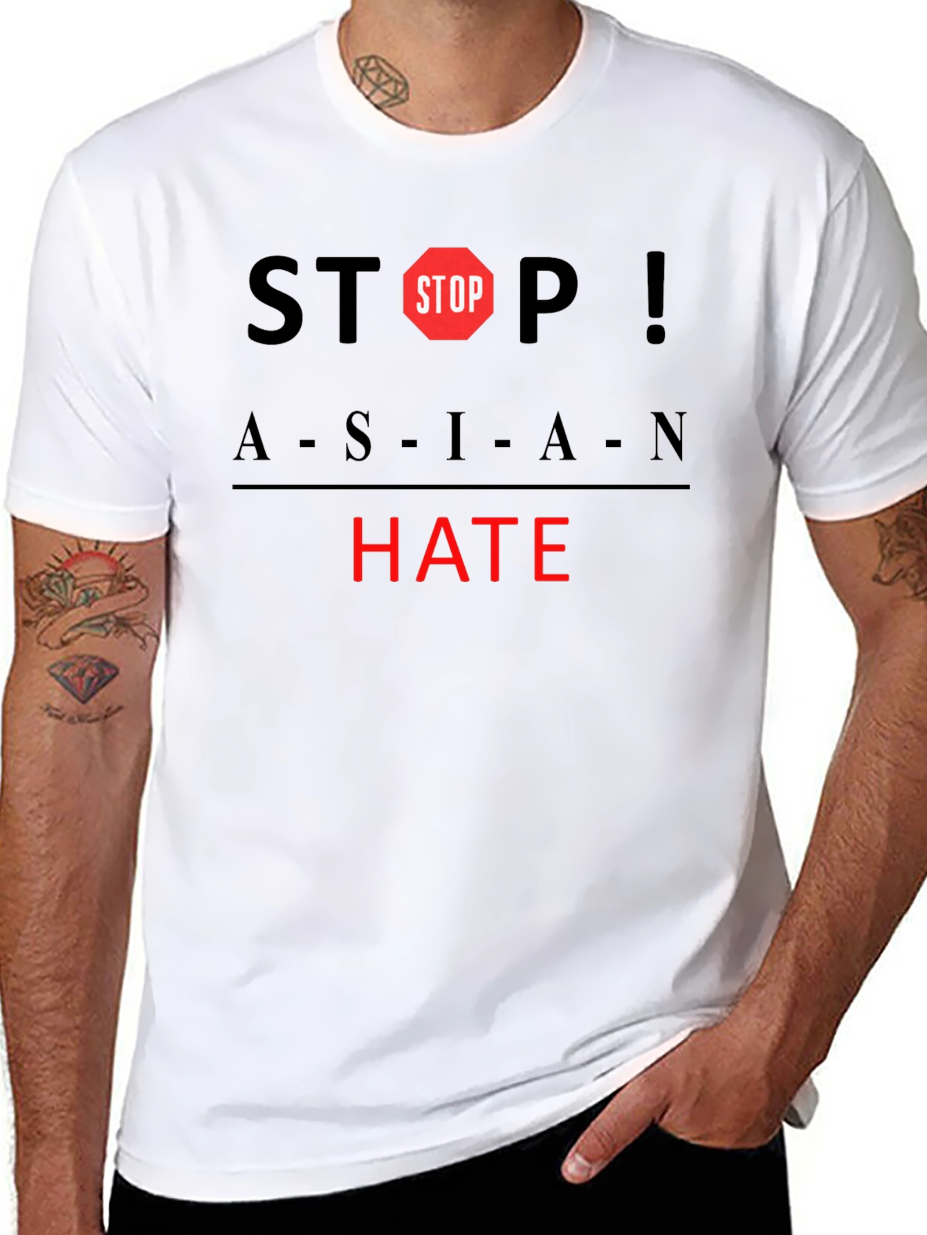 Stop Asian Hate T-Shirt Protest Awareness