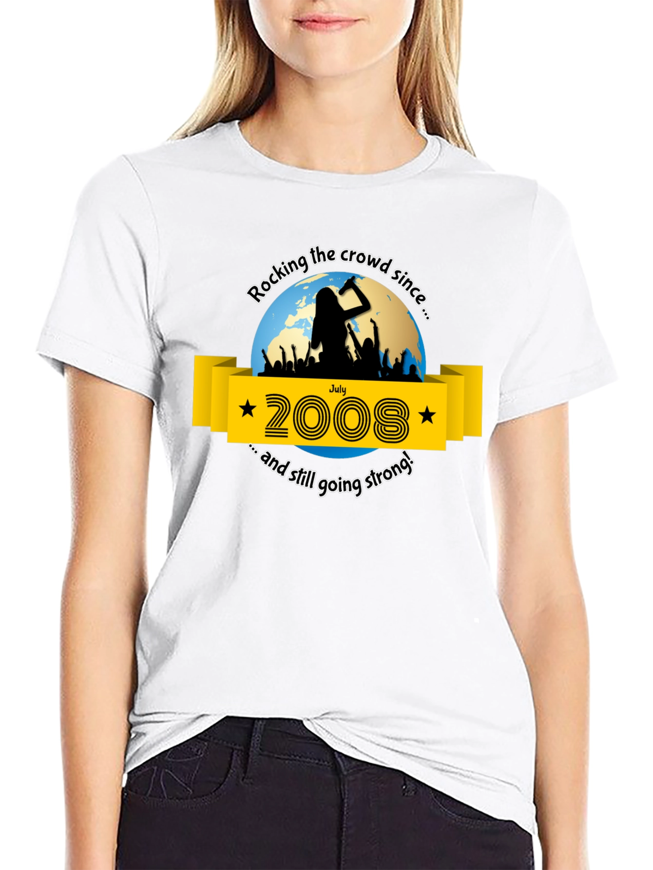 Rocking Since 2008 Anniversary Tee