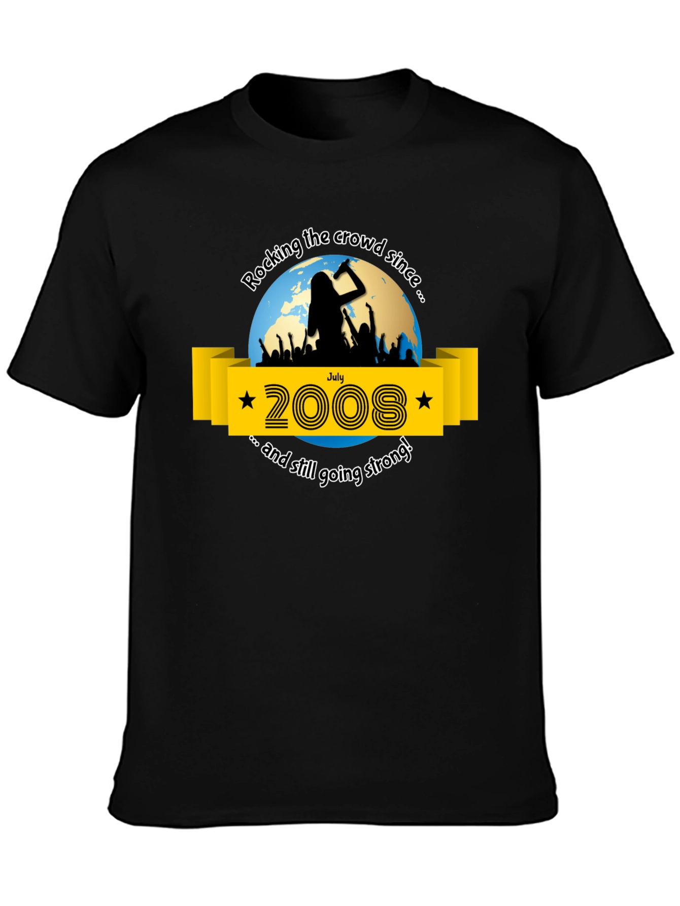 Rocking Since 2008 Anniversary Tee