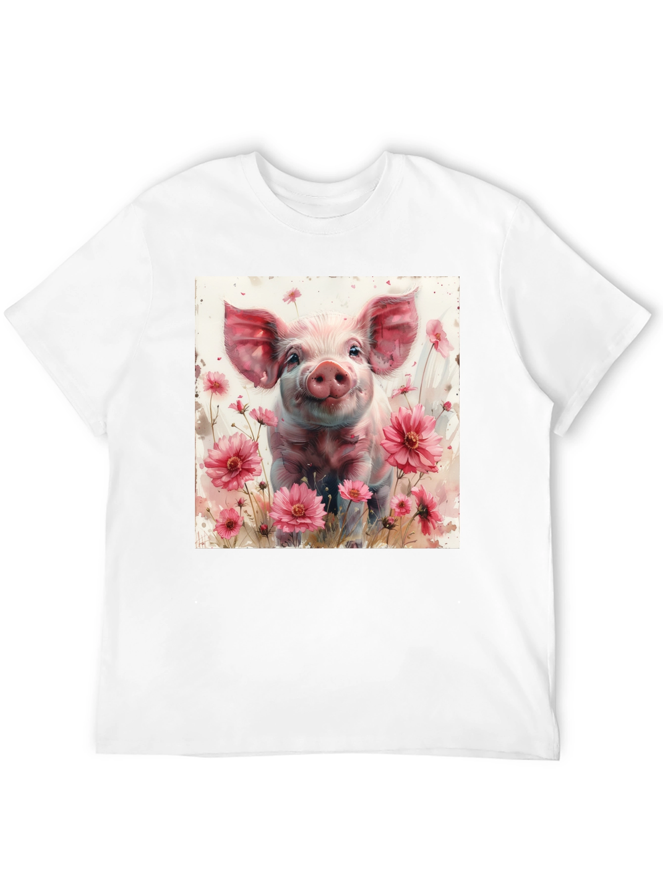 Piglet Floral T-Shirt