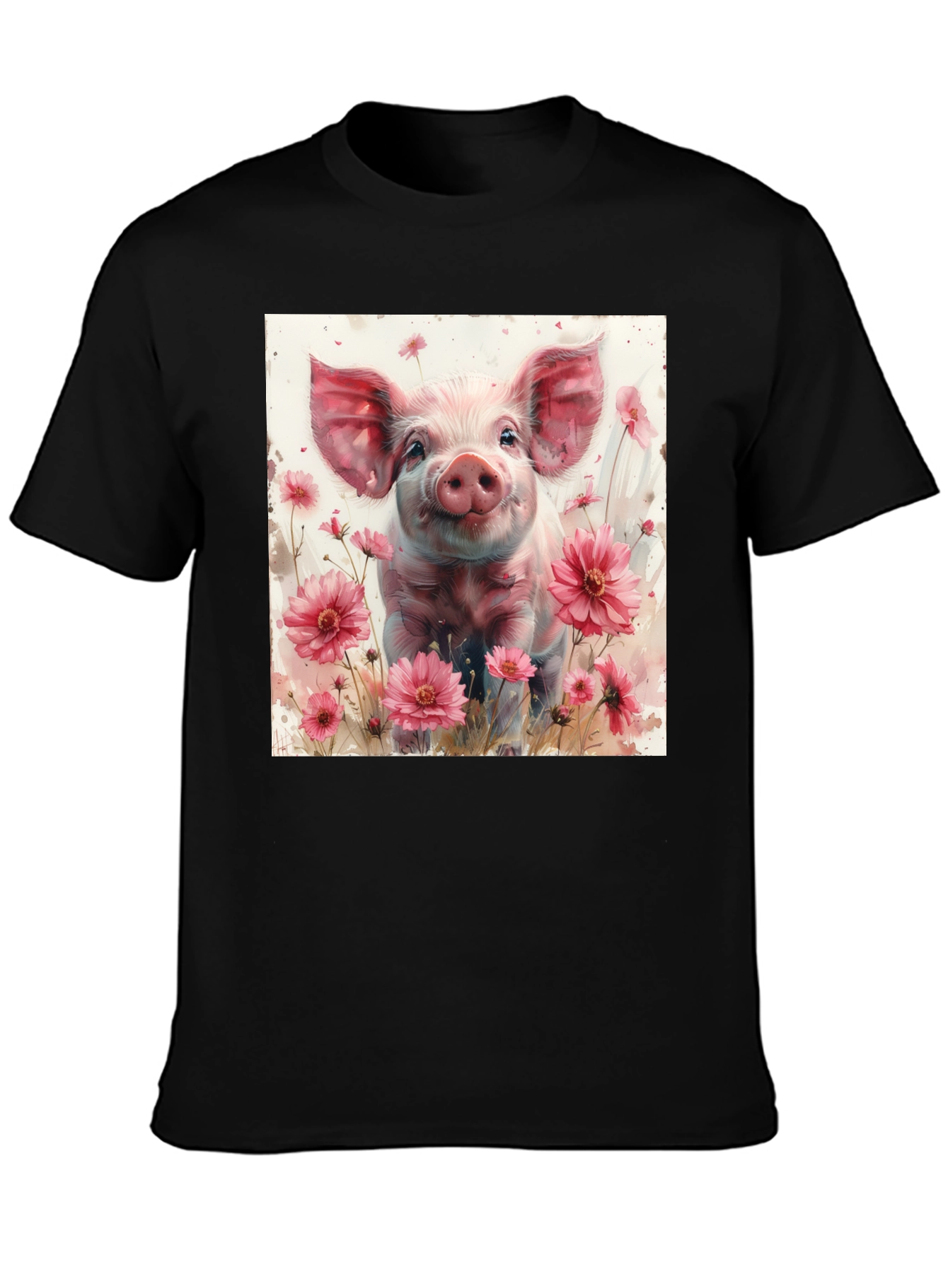 Piglet Floral T-Shirt
