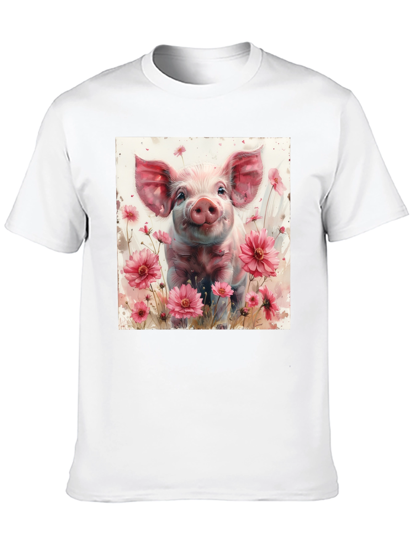 Piglet Floral T-Shirt
