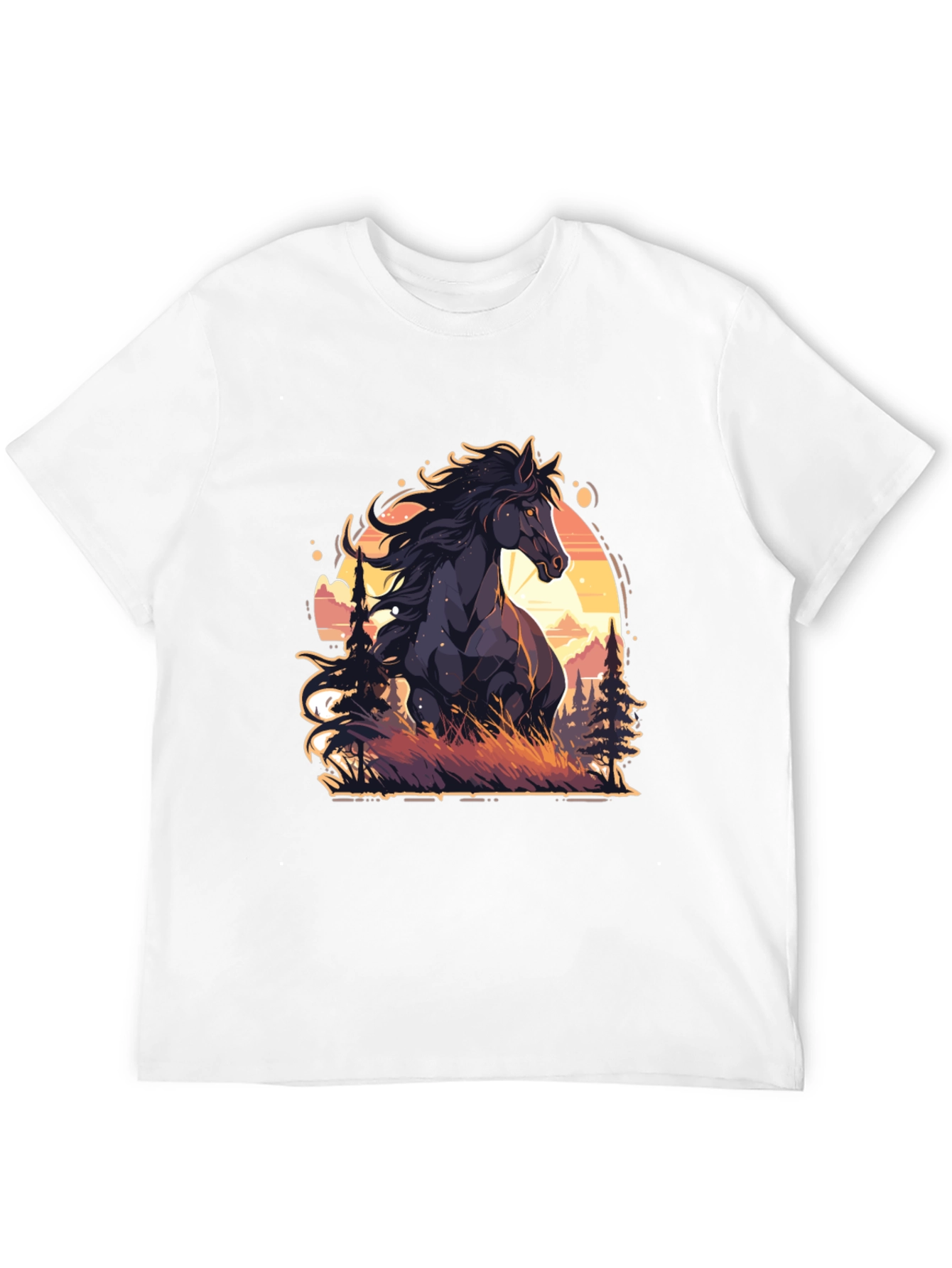 Black Horse Graphic Tee