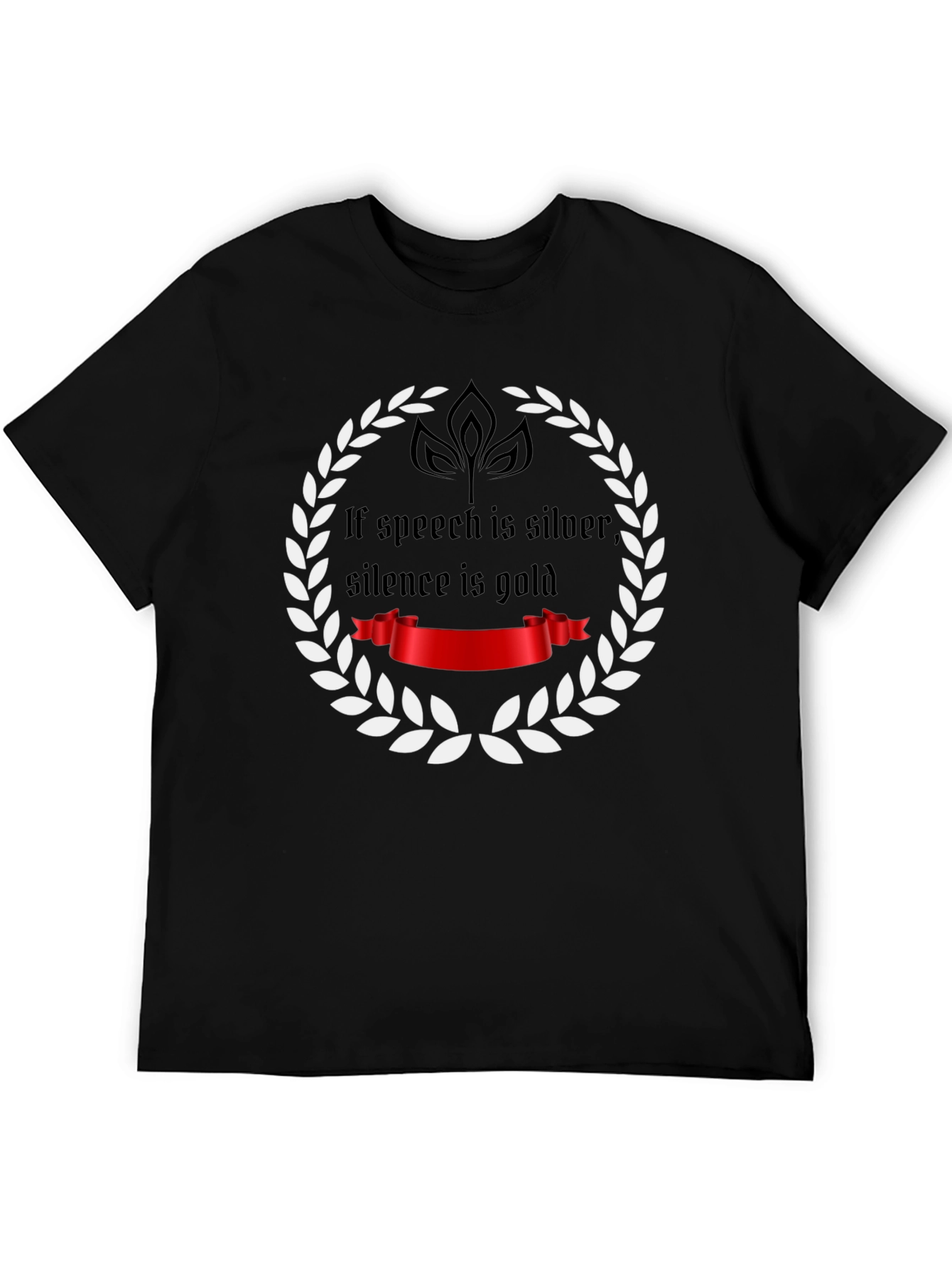 Speech Silver Silence Gold T-Shirt