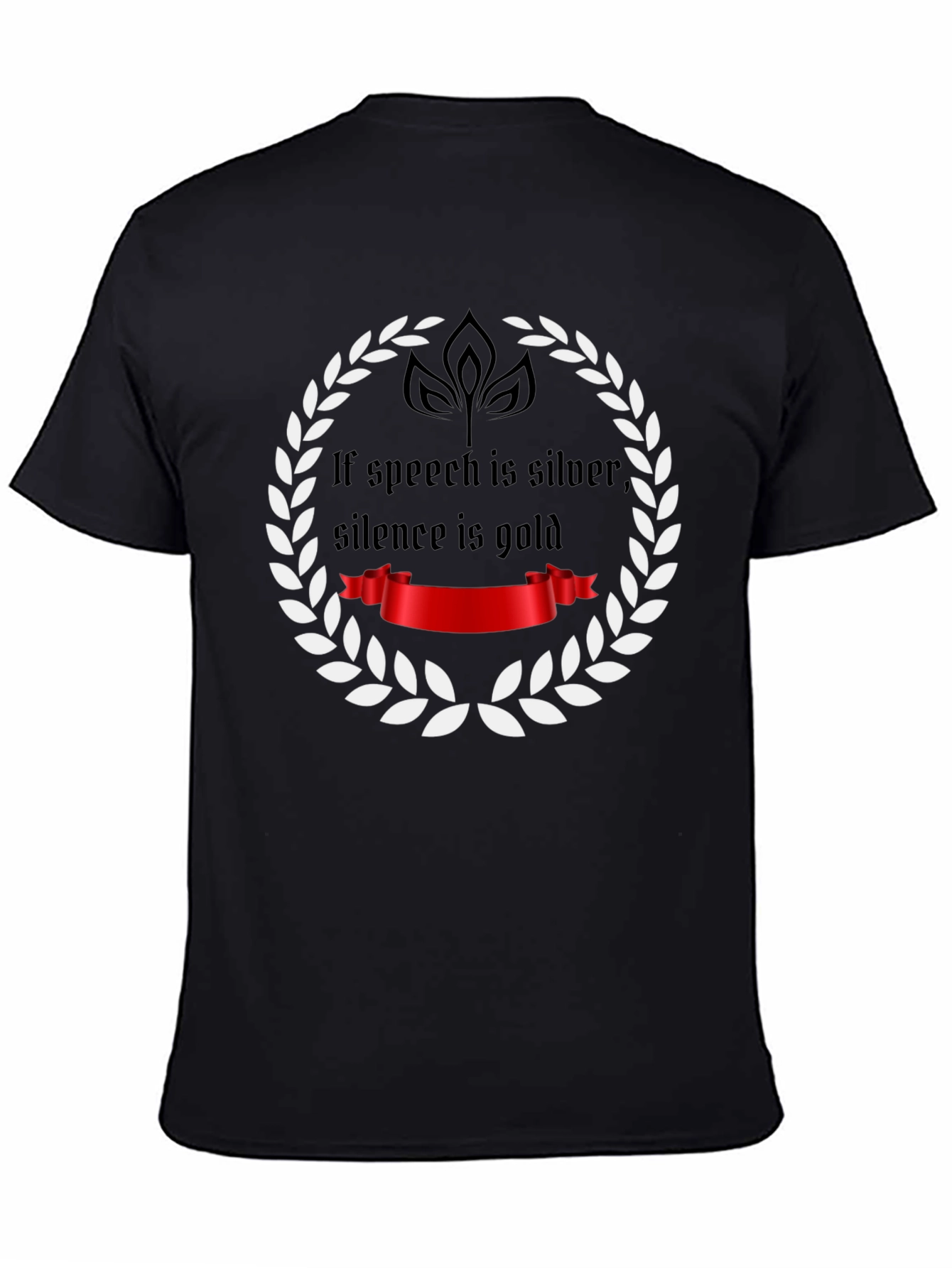 Speech Silver Silence Gold T-Shirt