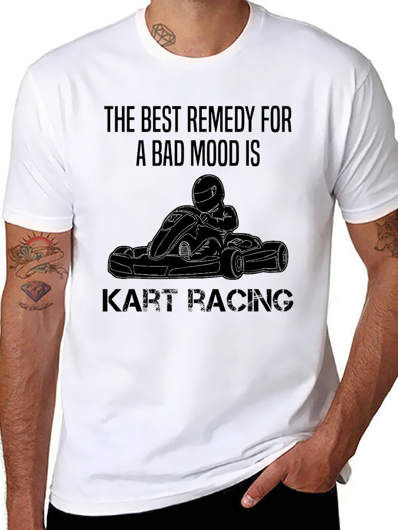 Kart Racing Remedy Black T-Shirt
