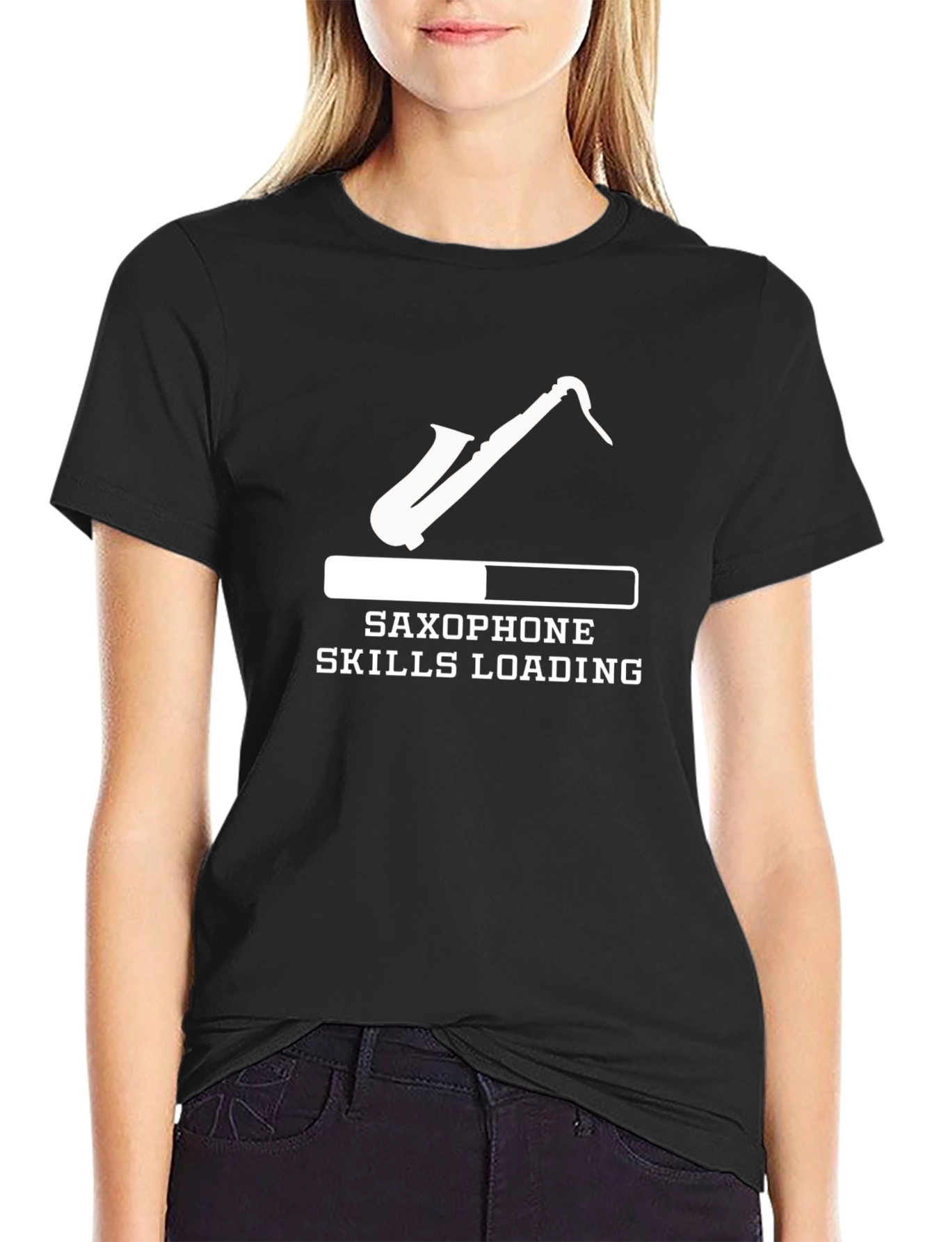 Saxophone Skills Loading T-Shirt - Musician Tee