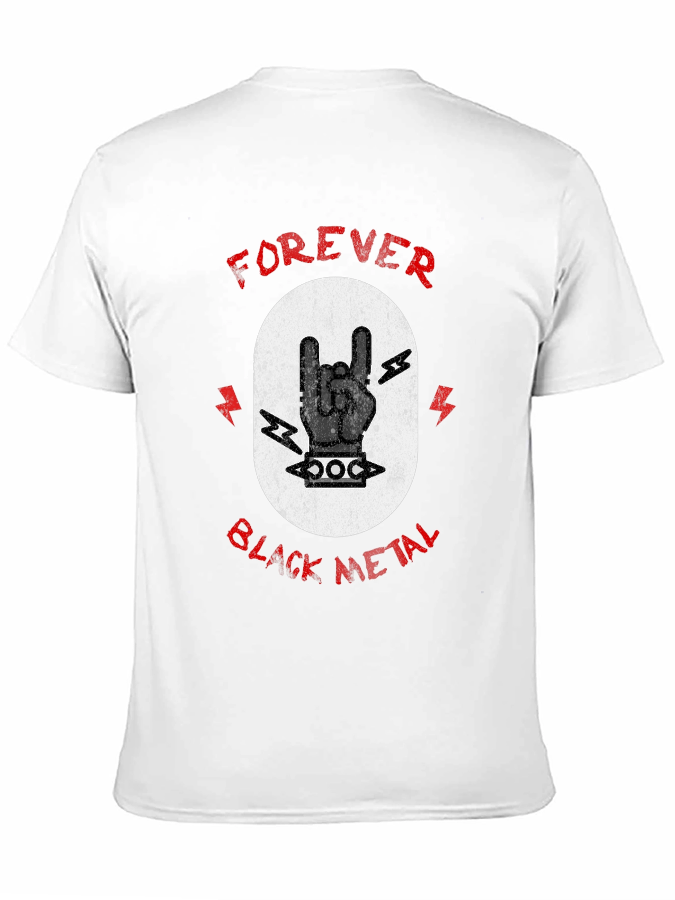 Forever Black Metal Graphic T-Shirt