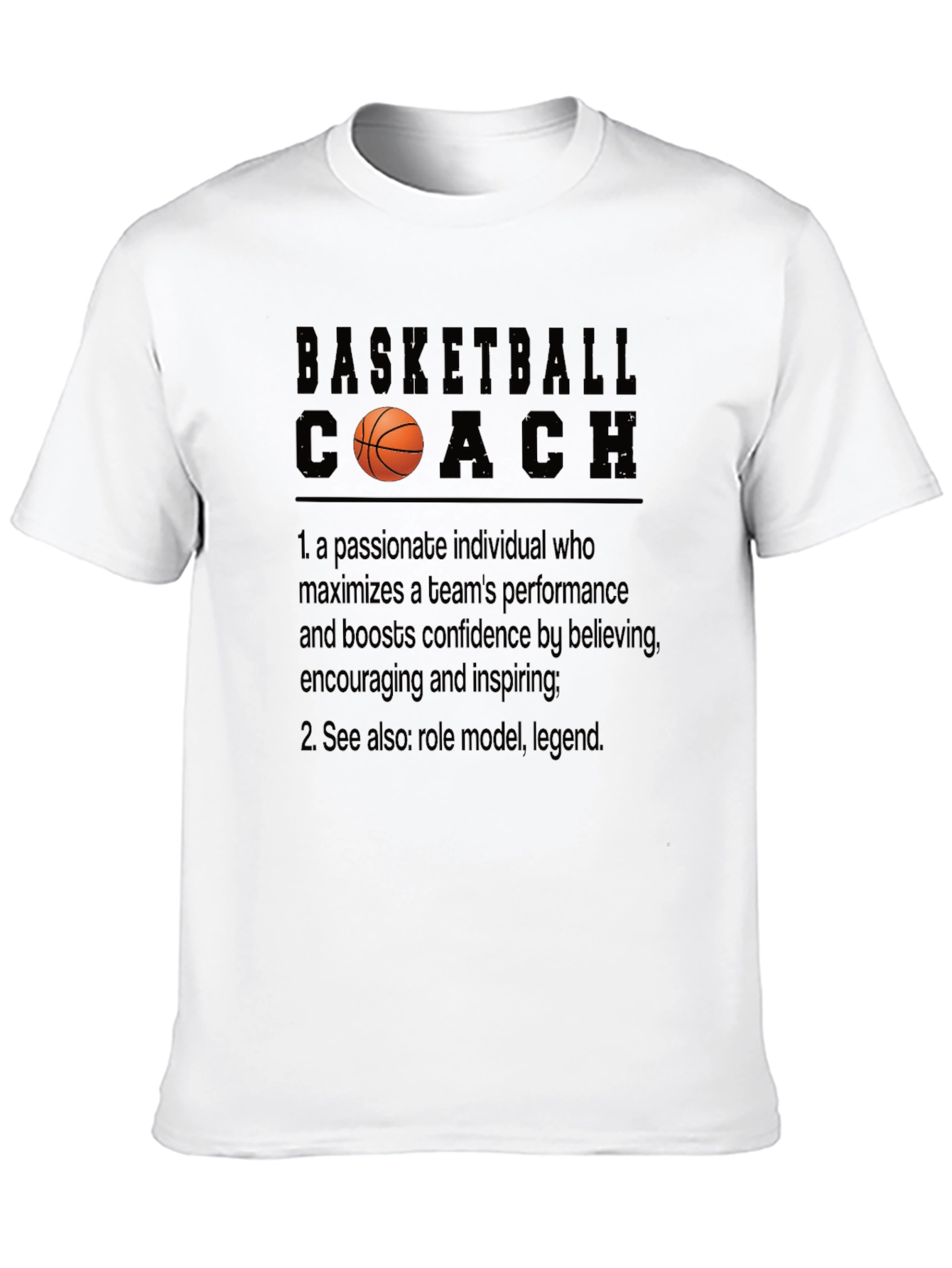 Basketball Coach Definition Graphic Tee