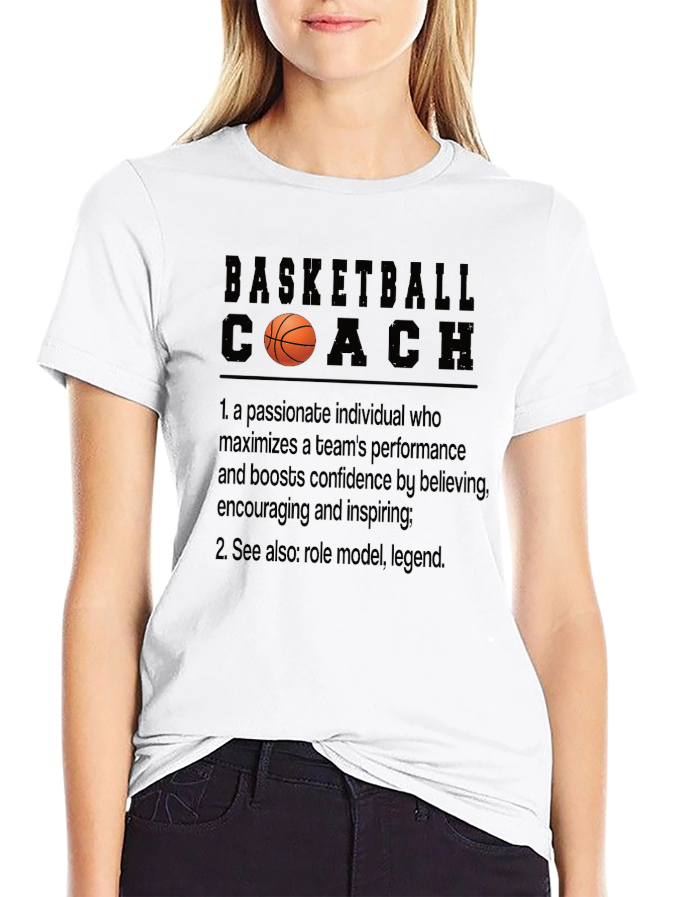 Basketball Coach Definition Graphic Tee
