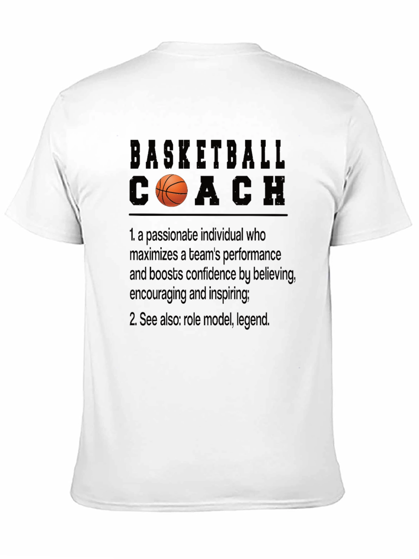 Basketball Coach Definition Graphic Tee