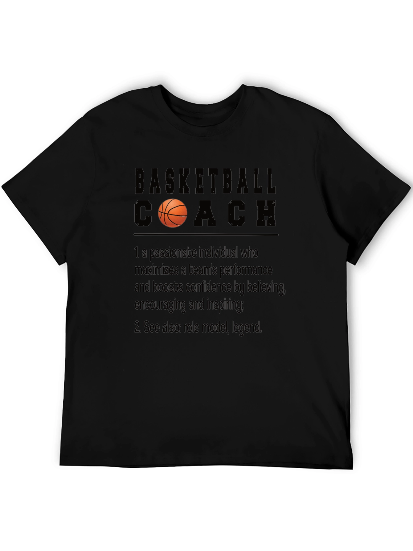 Basketball Coach Definition Graphic Tee