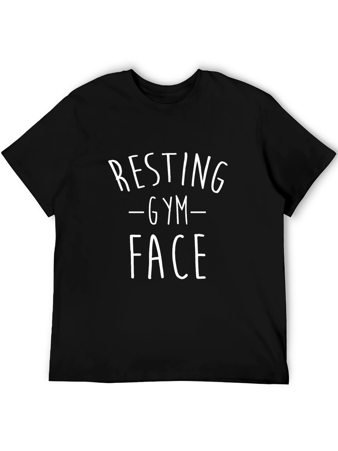 Resting Gym Face Black T-Shirt