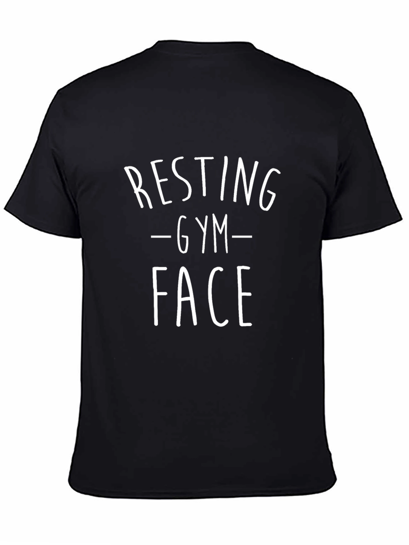 Resting Gym Face Black T-Shirt