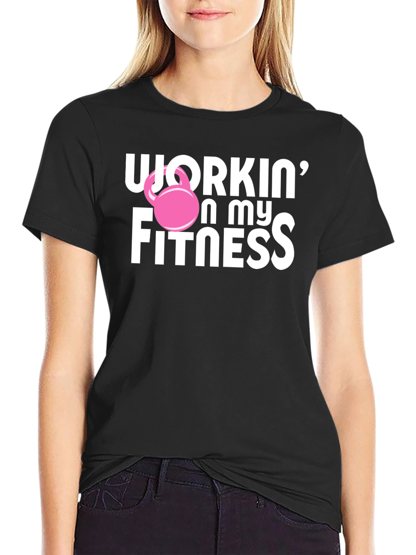 Workin on My Fitness Graphic T-Shirt