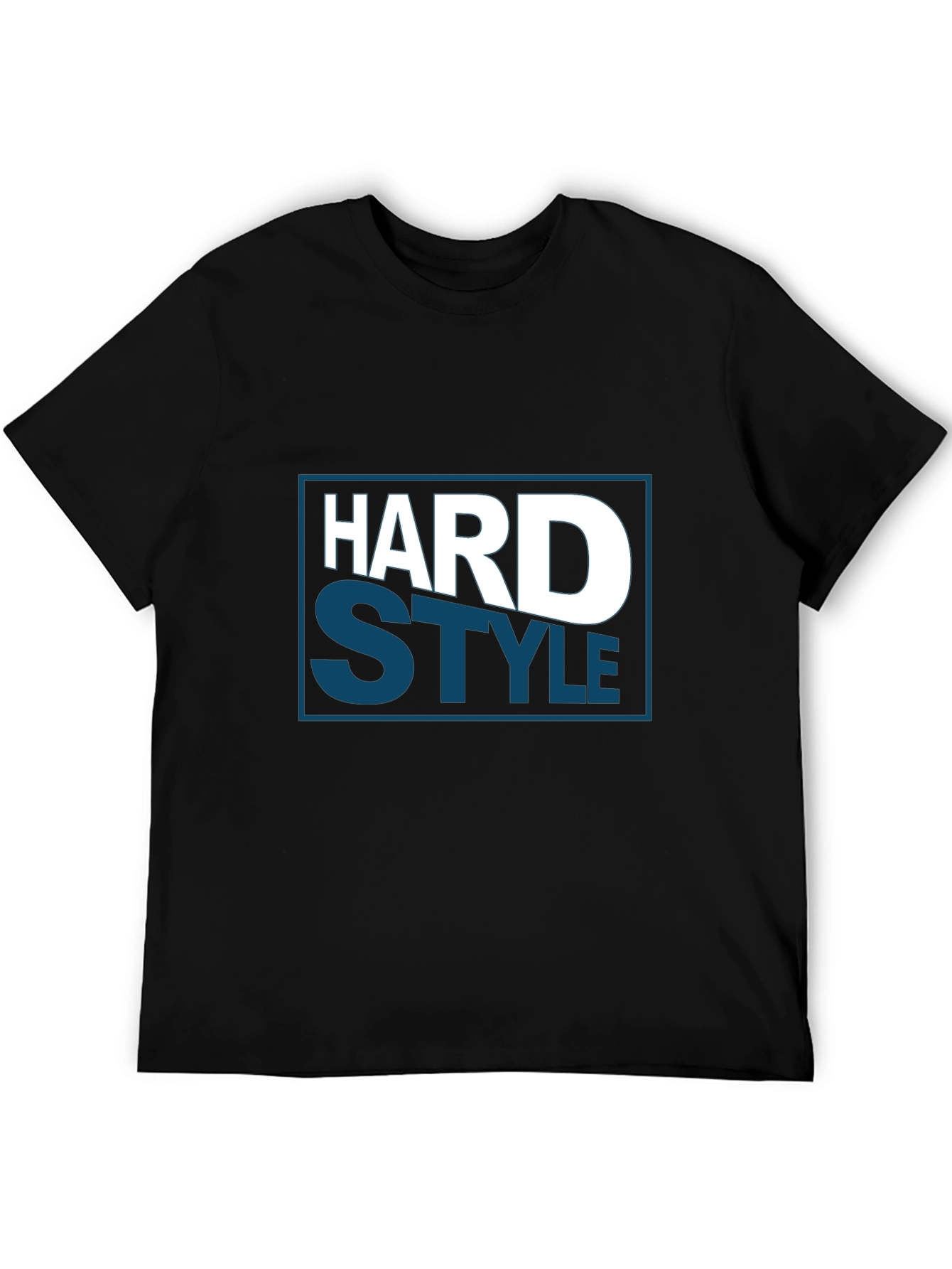 Hard Style Graphic Tee - Bold Black T-Shirt