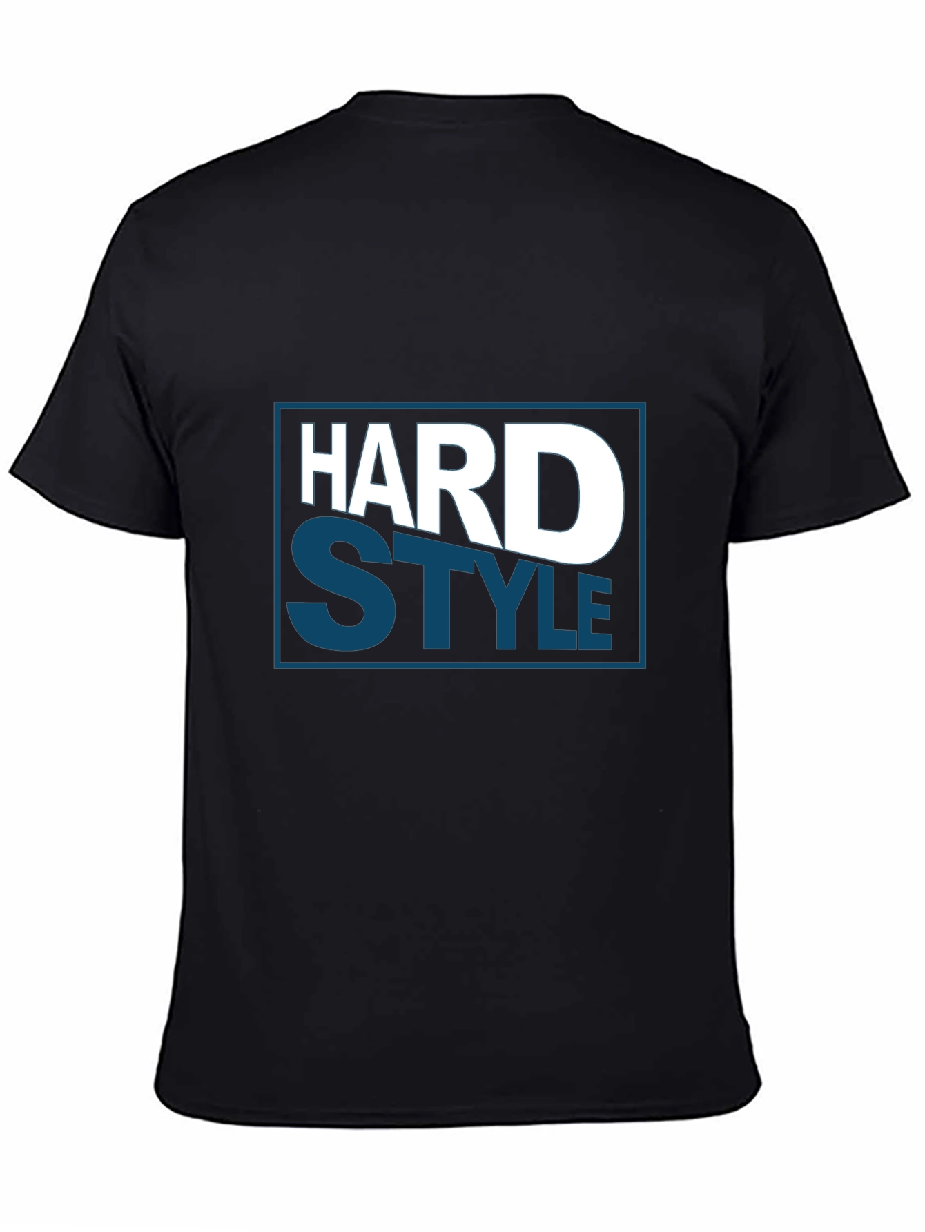 Hard Style Graphic Tee - Bold Black T-Shirt