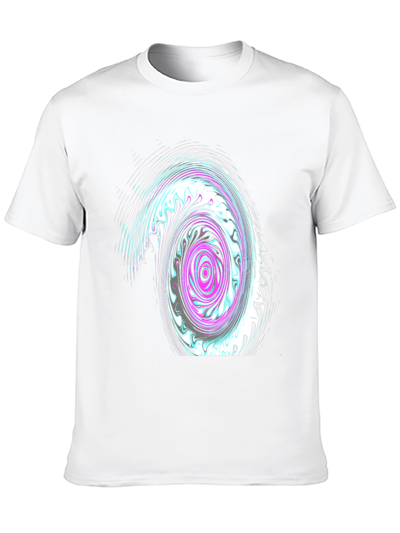 Swirl Graphic Black T-Shirt