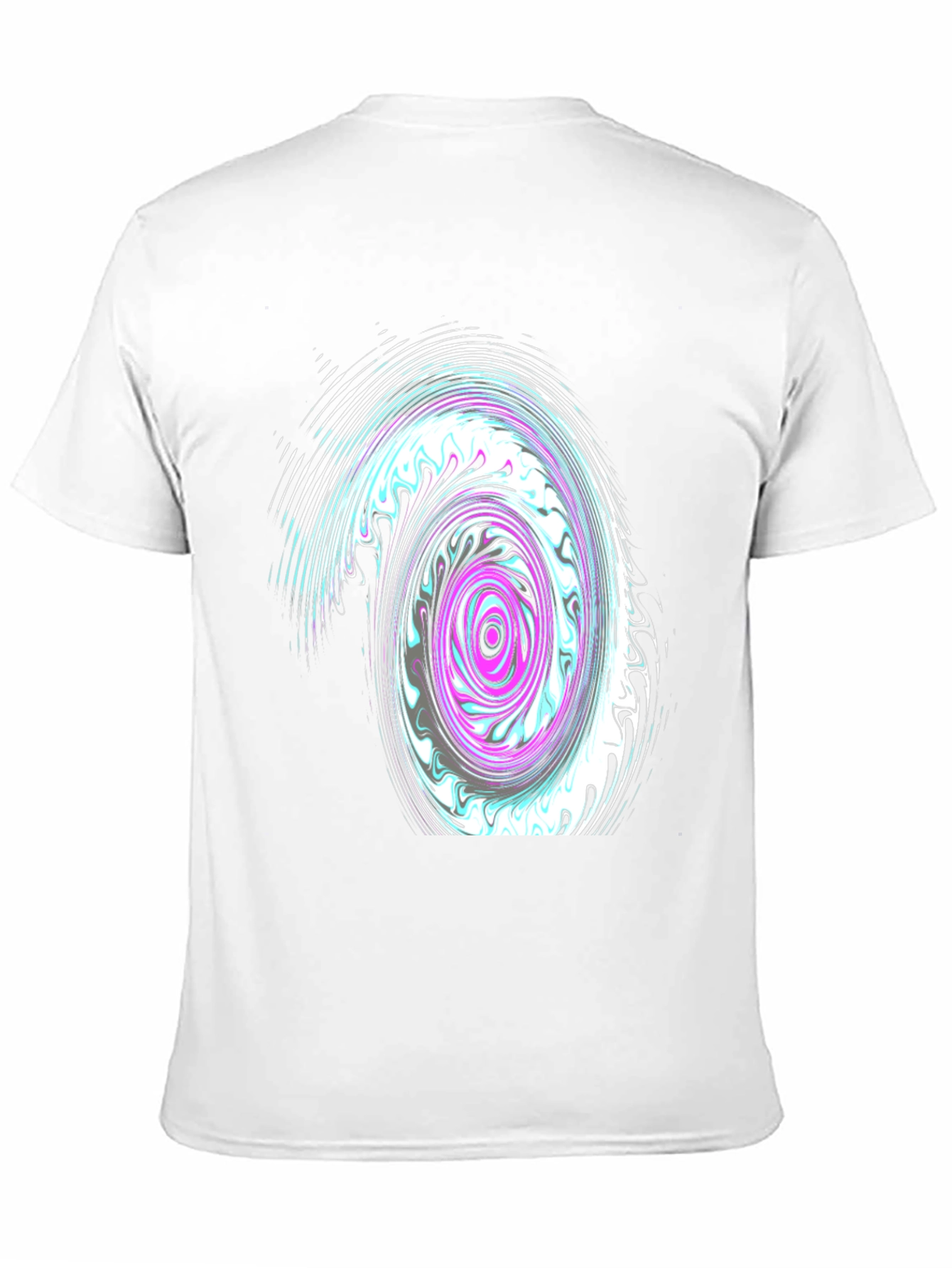 Swirl Graphic Black T-Shirt
