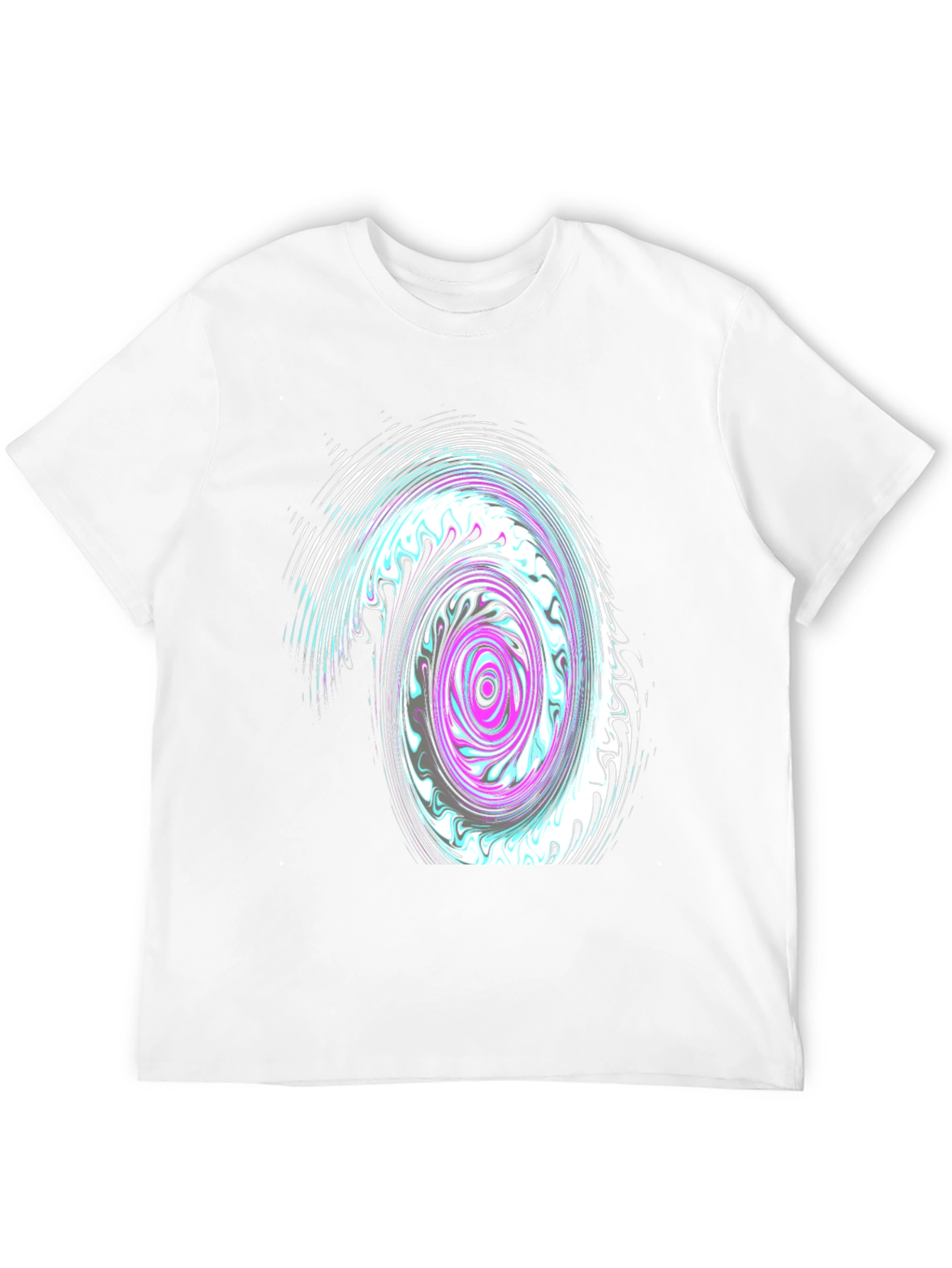 Swirl Graphic Black T-Shirt