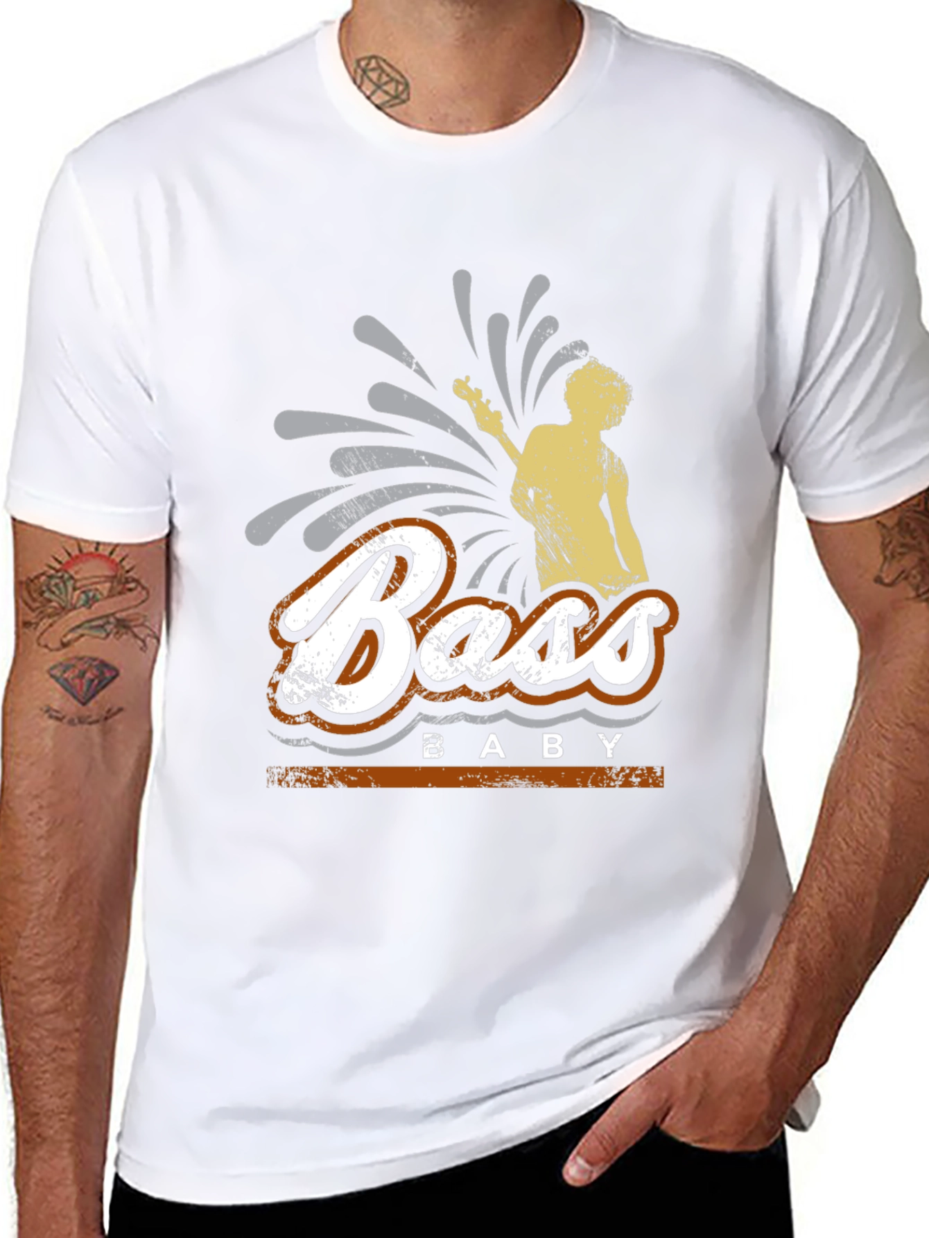Bass Baby Graphic T-Shirt - Music Lover Tee