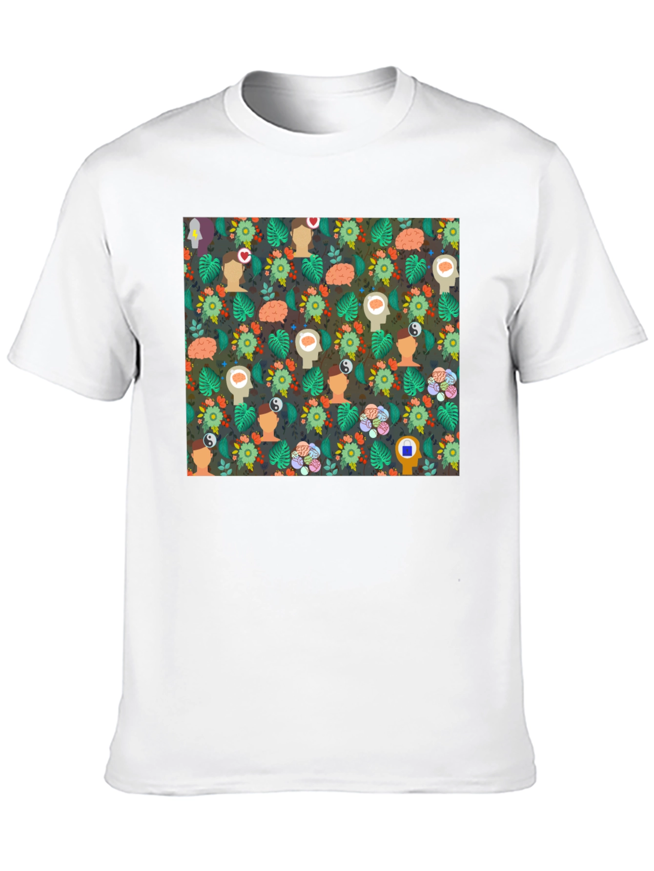 Mindful Pattern T-Shirt - Express Your Inner Peace