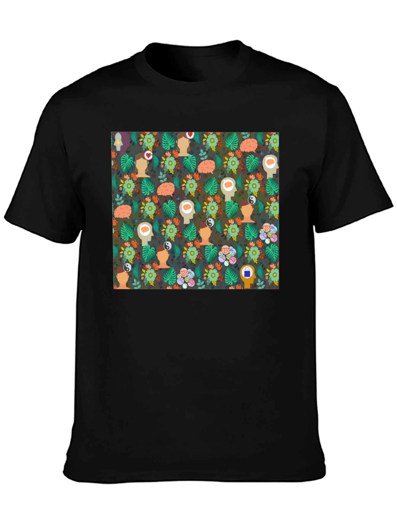 Mindful Pattern T-Shirt - Express Your Inner Peace