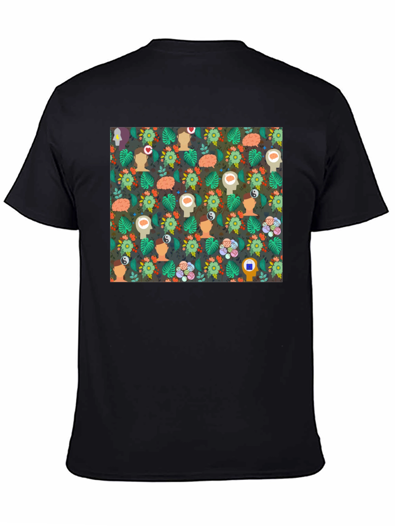 Mindful Pattern T-Shirt - Express Your Inner Peace