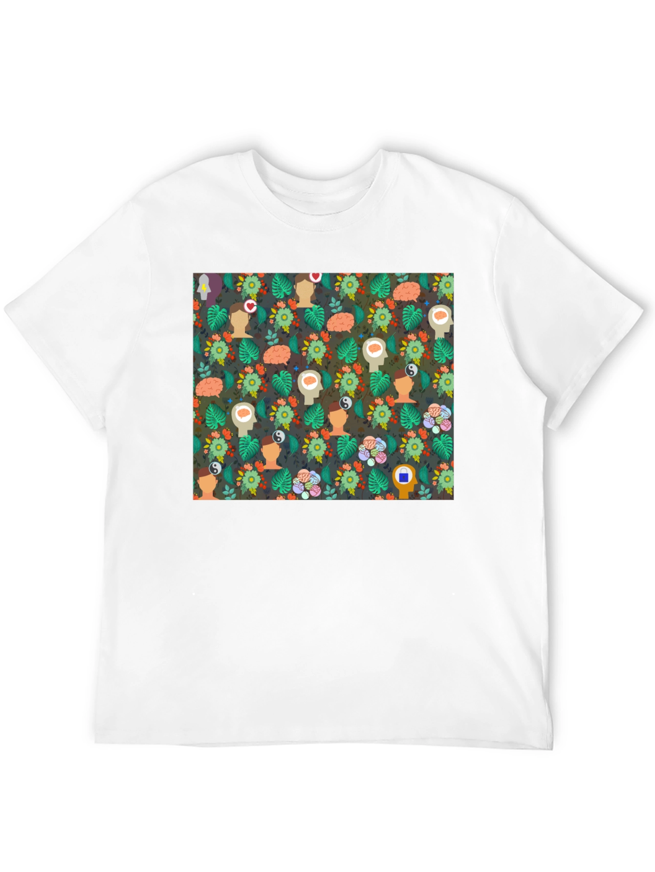 Mindful Pattern T-Shirt - Express Your Inner Peace