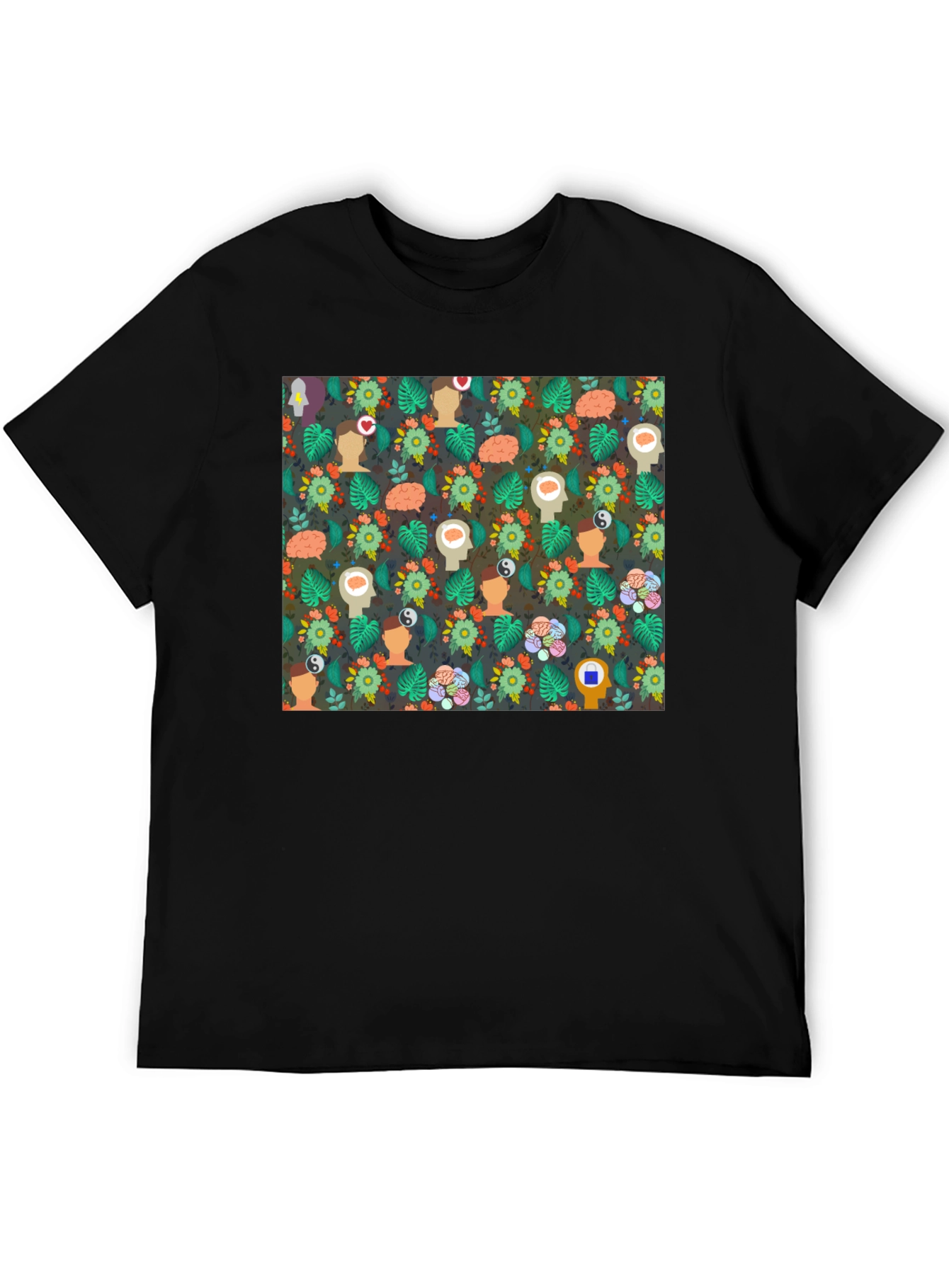 Mindful Pattern T-Shirt - Express Your Inner Peace