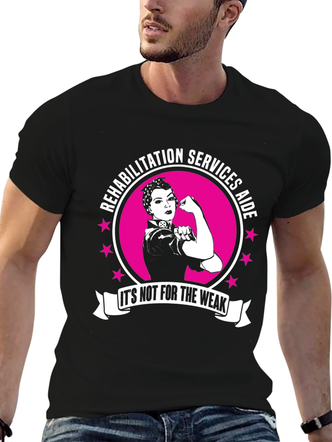 Rehabilitation Services Aide T-Shirt - Strong Women Design