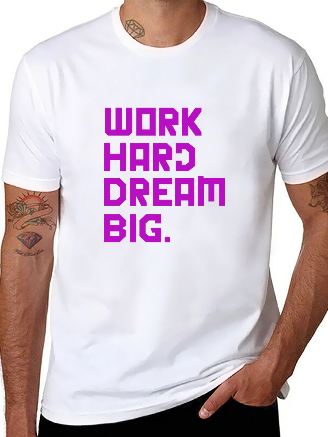 Work Hard Dream Big Graphic Tee