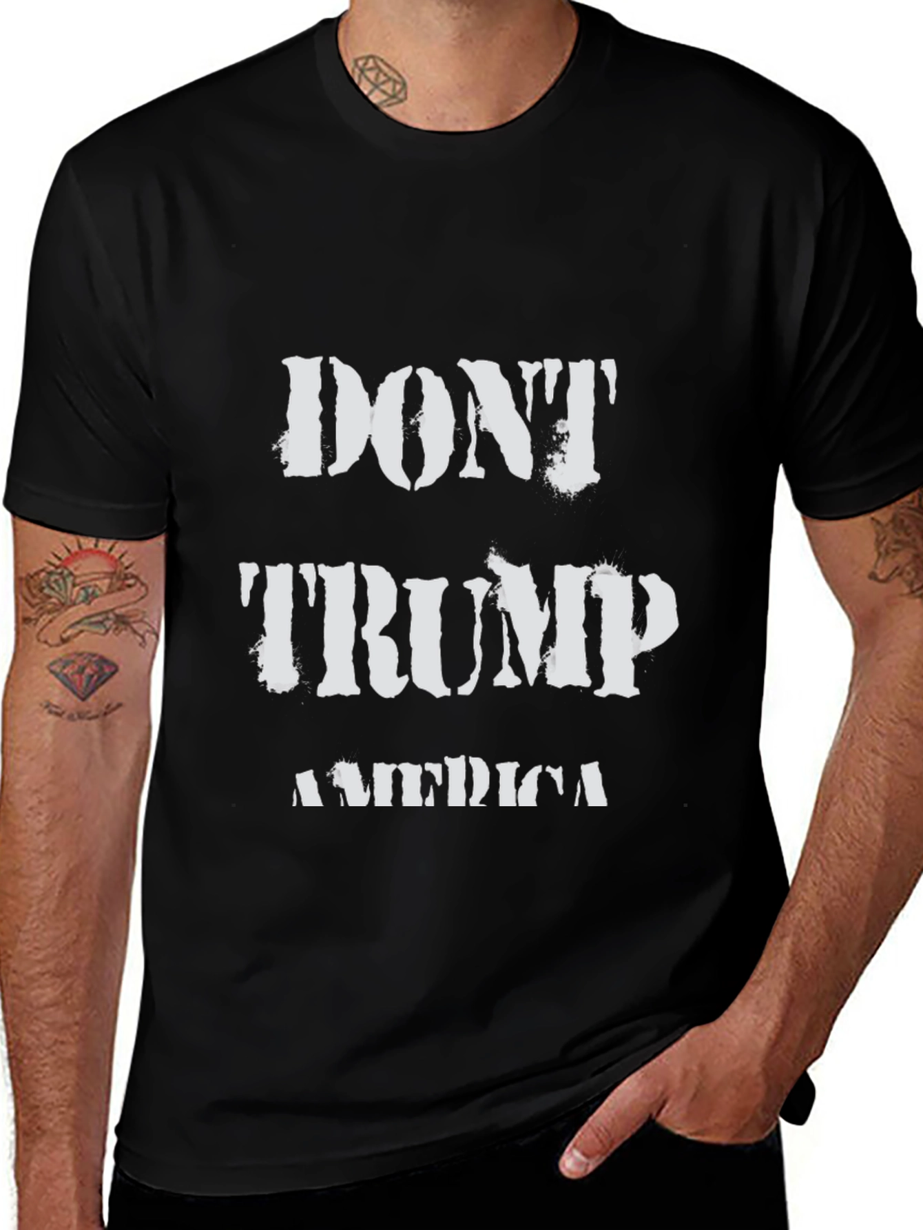 Dont Trump America Graphic Tee