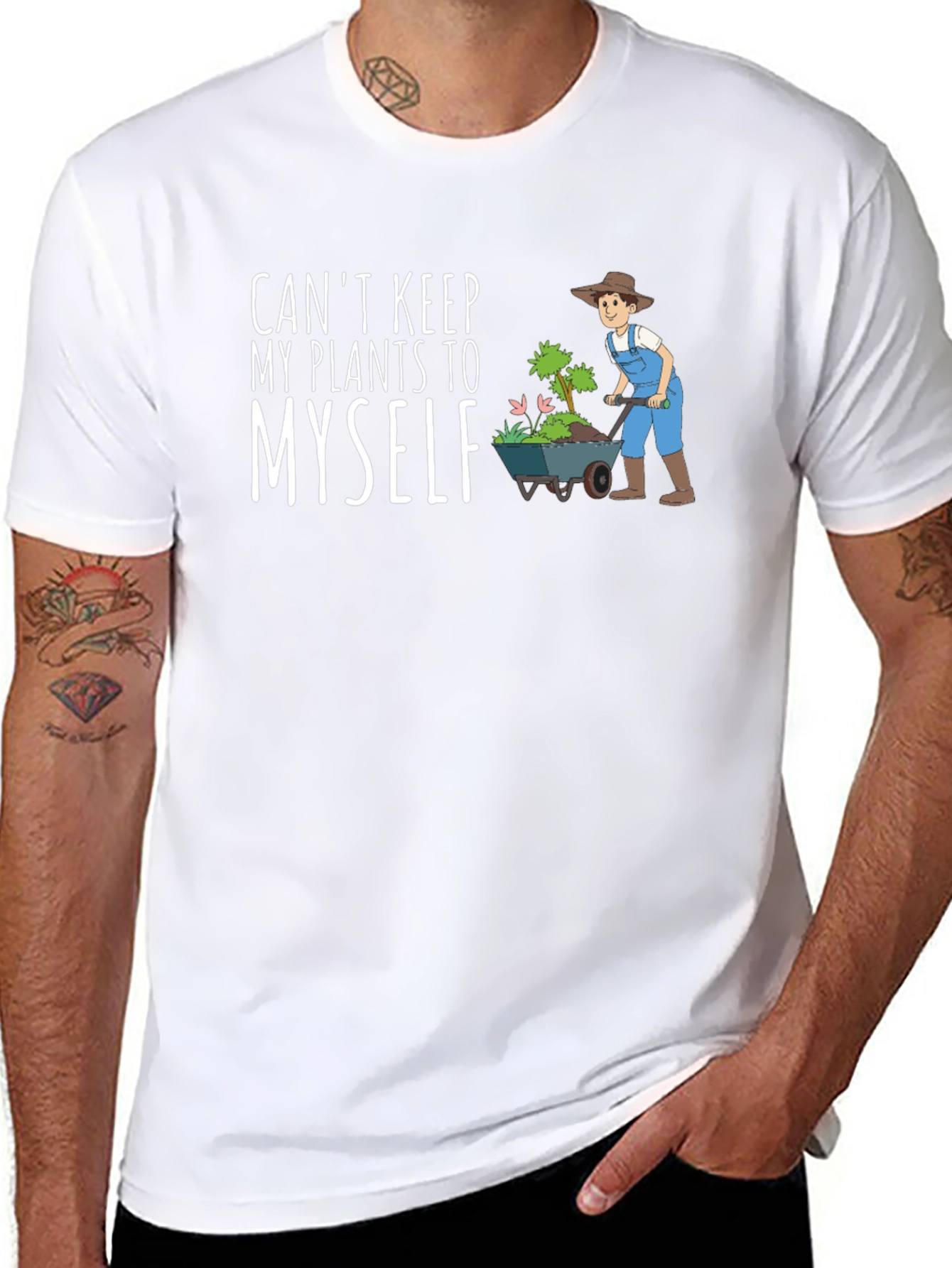 Cant Keep My Plants T-Shirt Gardening Tee
