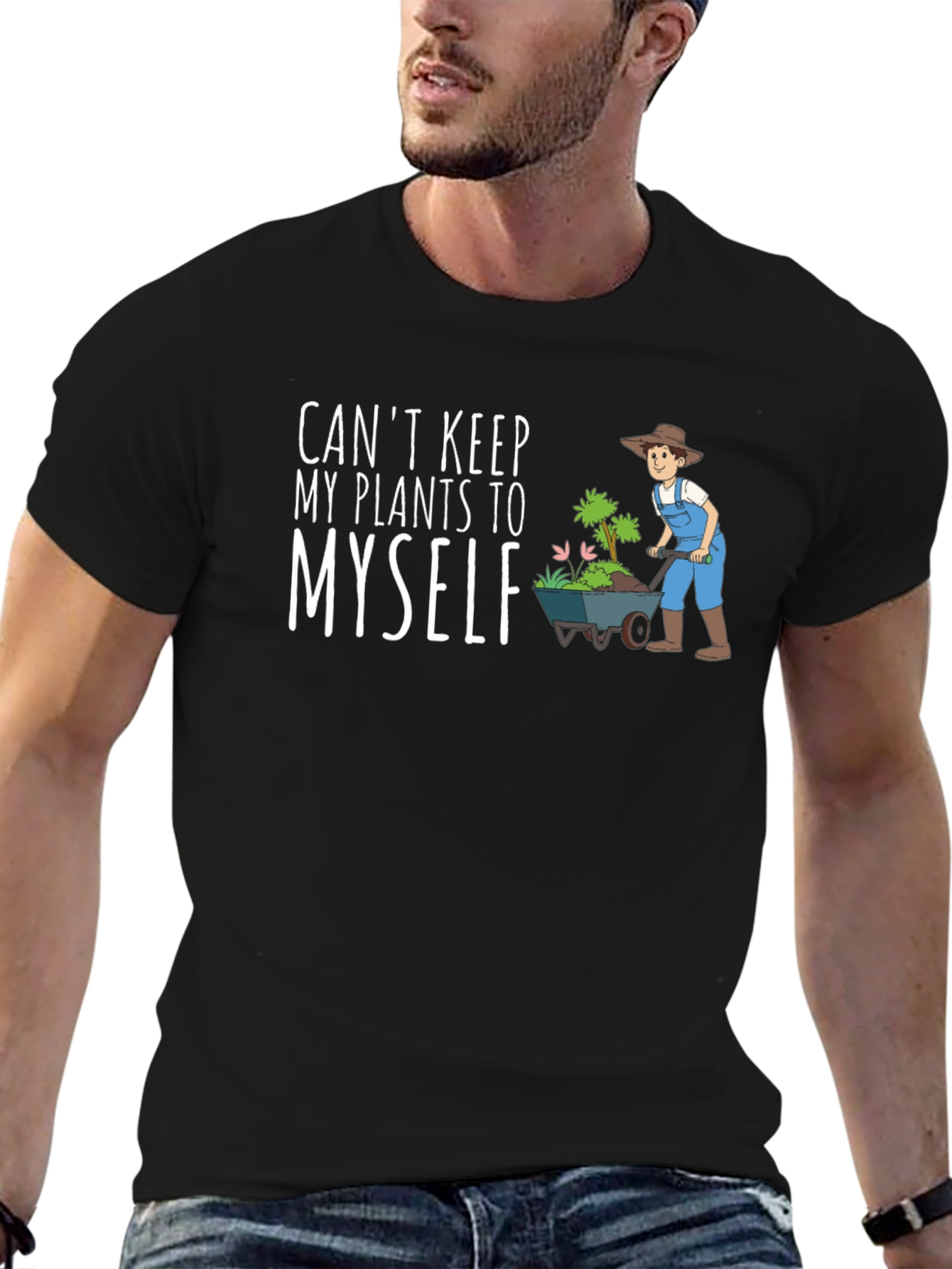 Cant Keep My Plants T-Shirt Gardening Tee