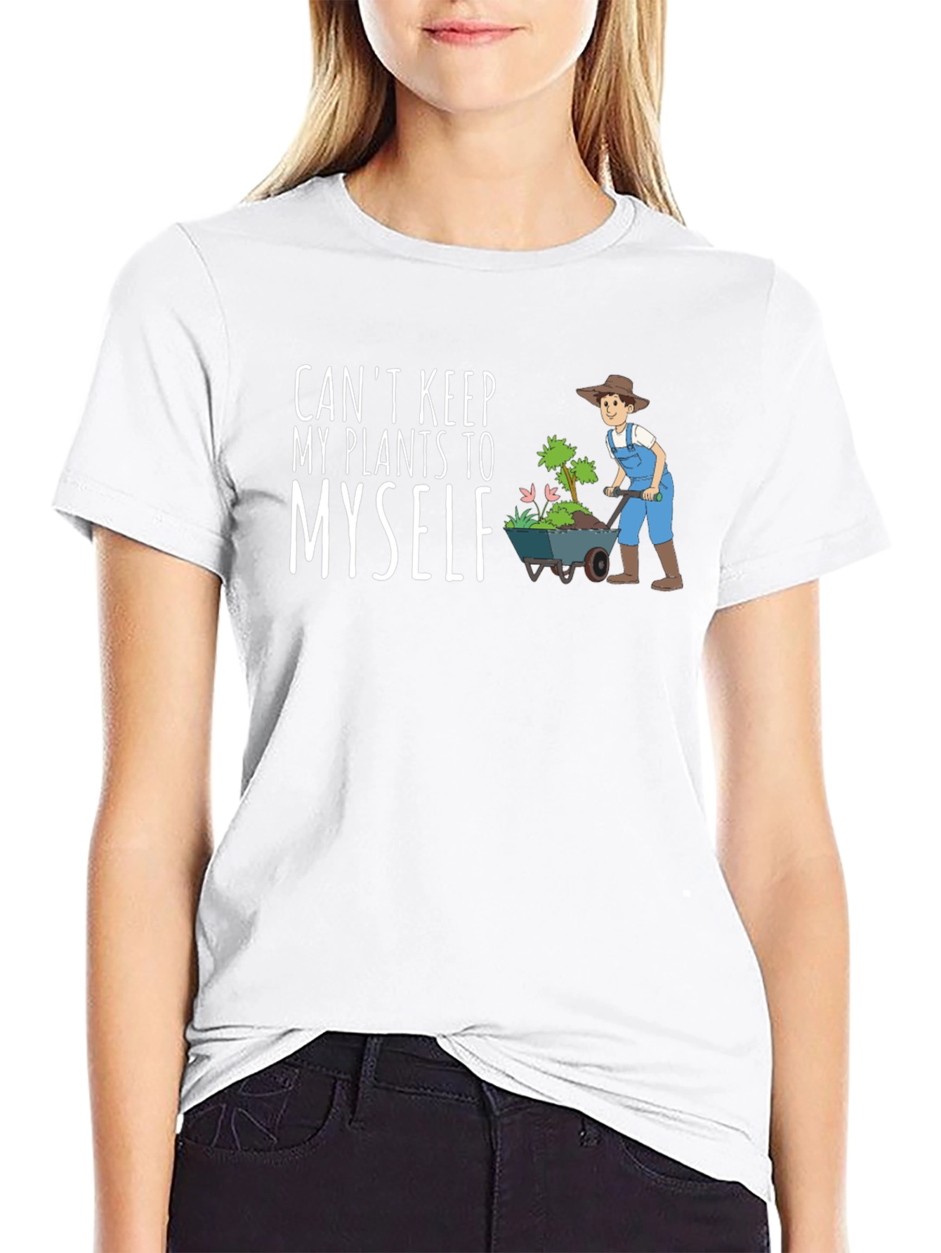 Cant Keep My Plants T-Shirt Gardening Tee