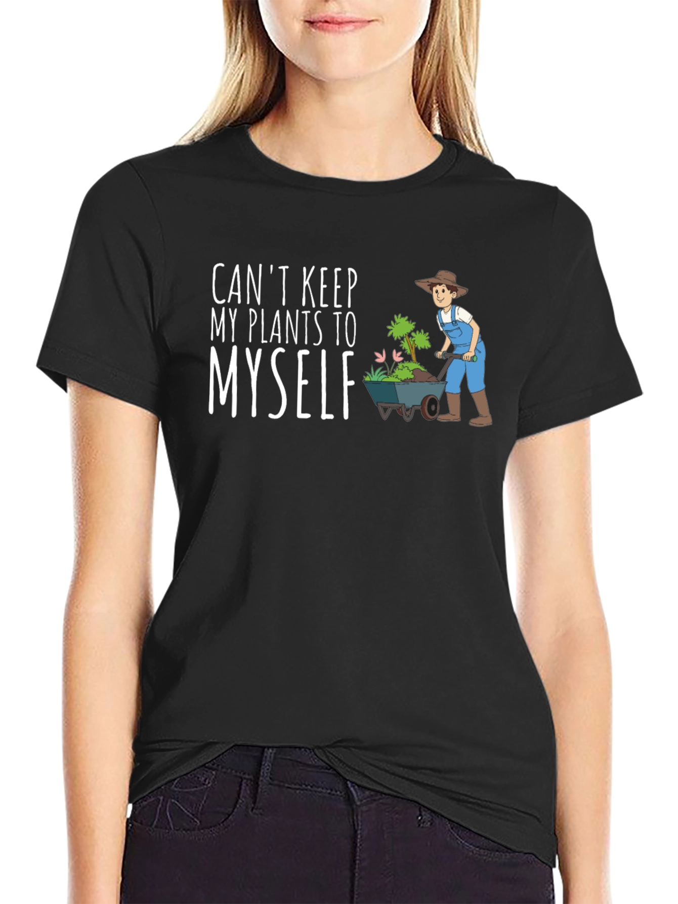 Cant Keep My Plants T-Shirt Gardening Tee