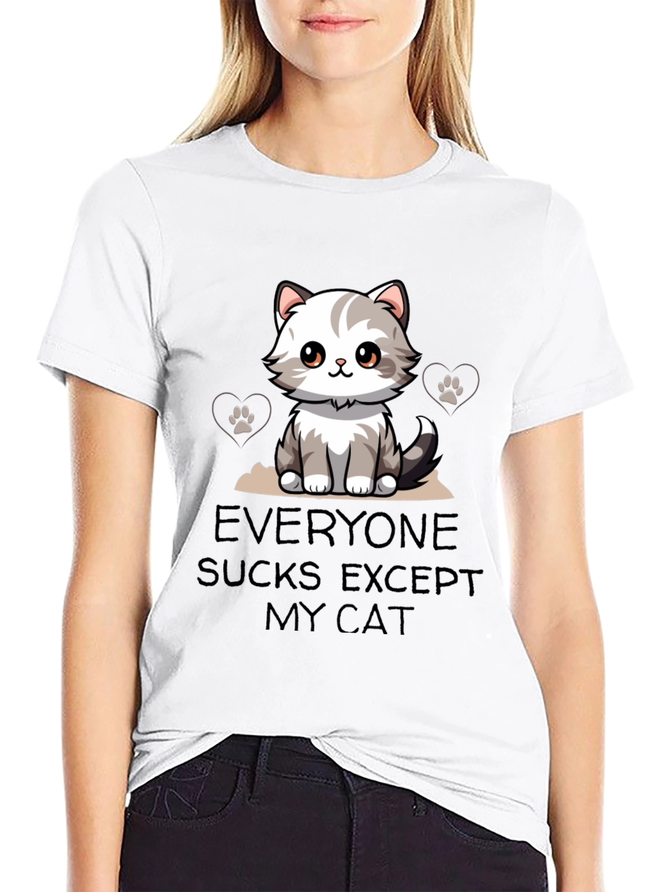 Everyone Sucks Except My Cat T-Shirt