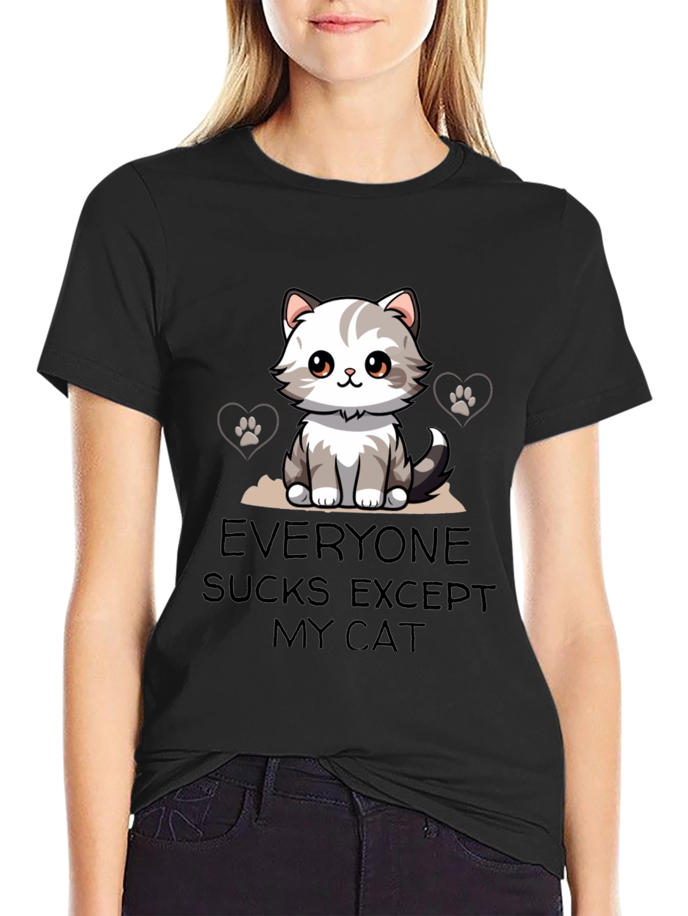 Everyone Sucks Except My Cat T-Shirt