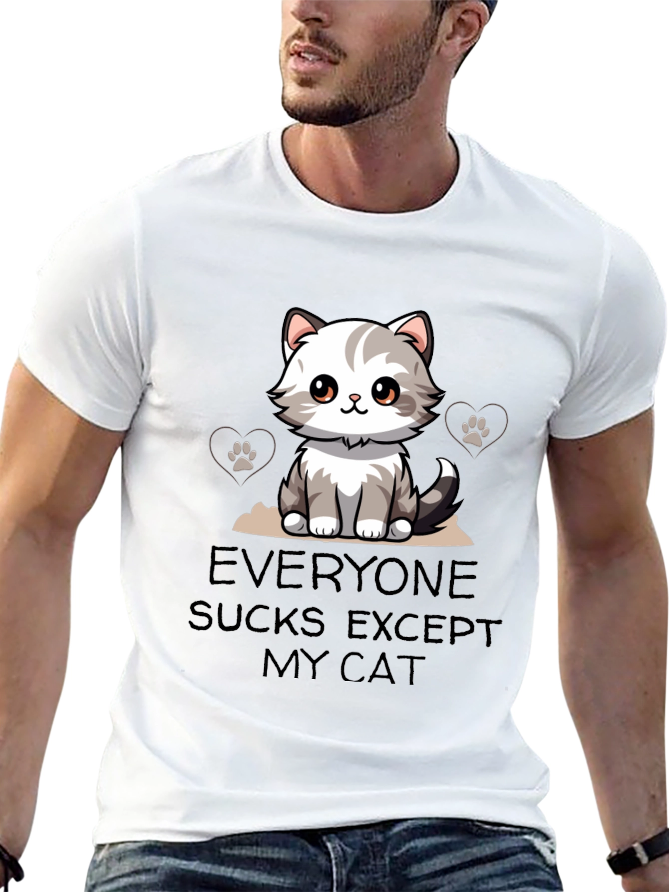 Everyone Sucks Except My Cat T-Shirt