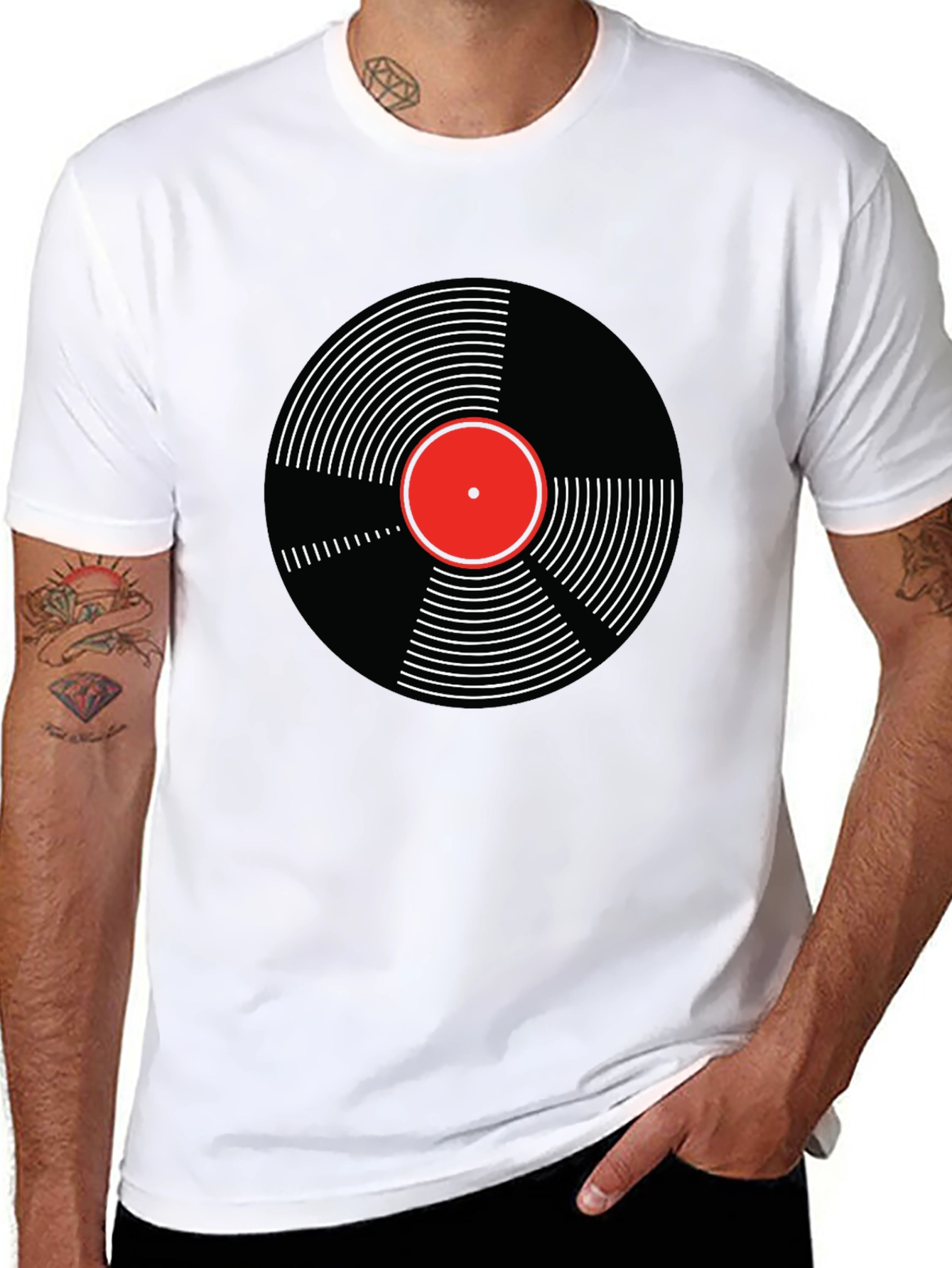 Vinyl Record Graphic T-Shirt