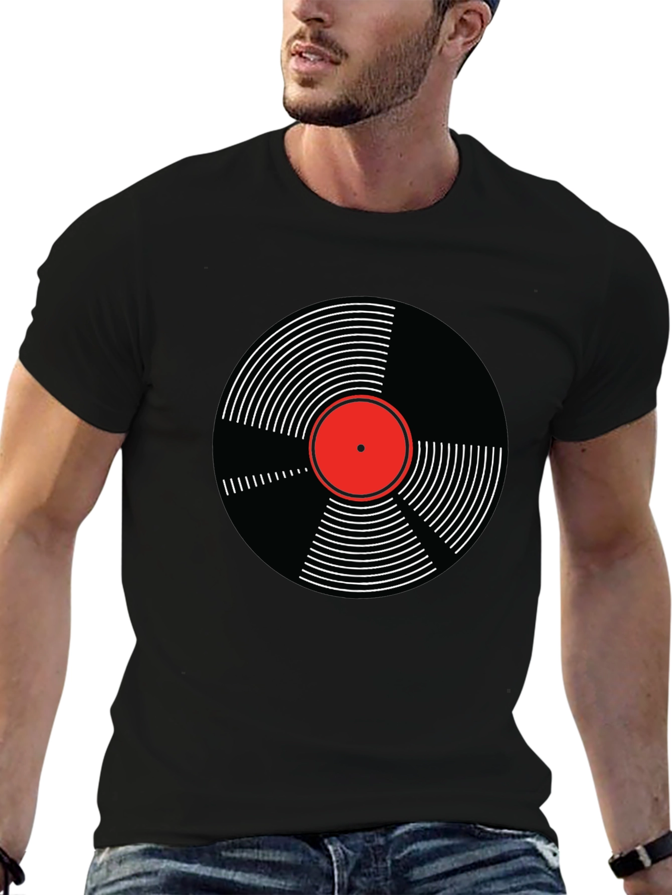 Vinyl Record Graphic T-Shirt