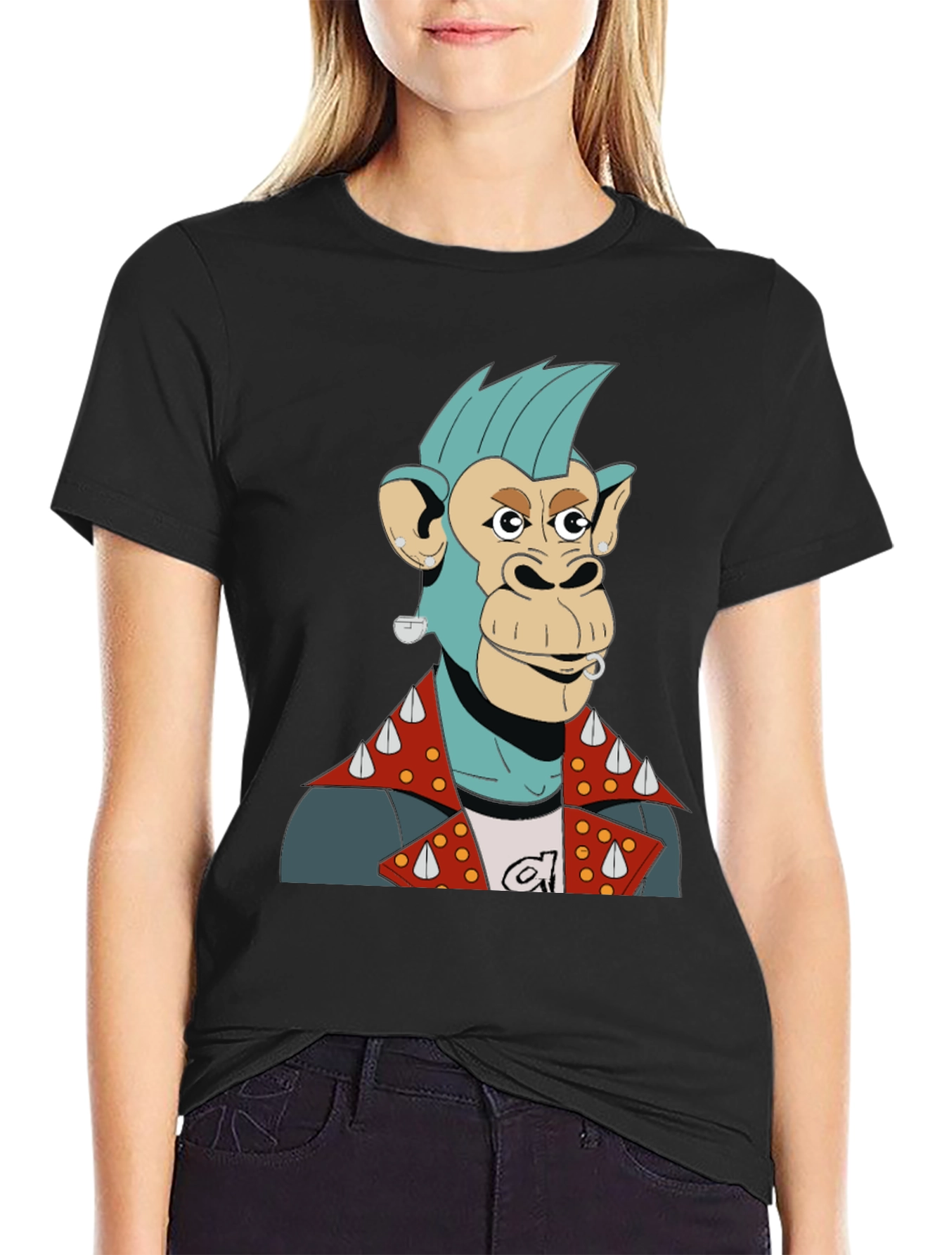 Punk Ape Graphic Tee - Cool & Unique Design